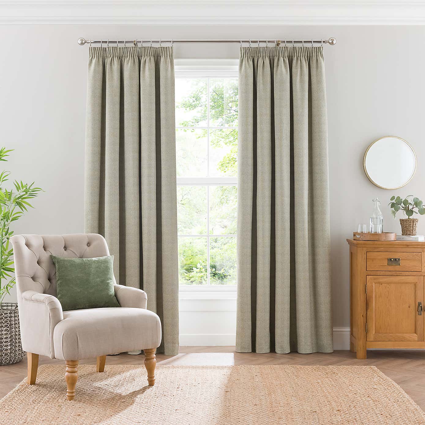 Elmore Blackout Pencil Pleat Curtains