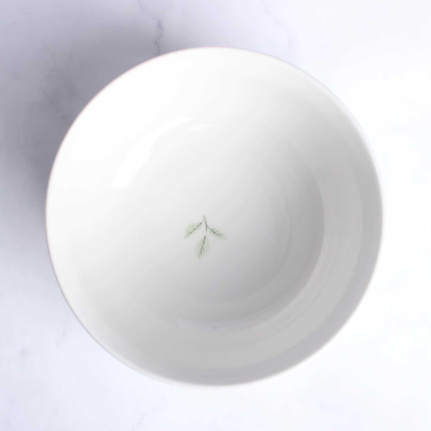 Willow Trail Sage Gloss Porcelain Cereal Bowl