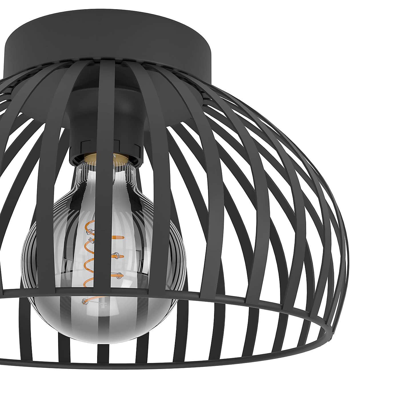 EGLO Mogano Flush Ceiling Light