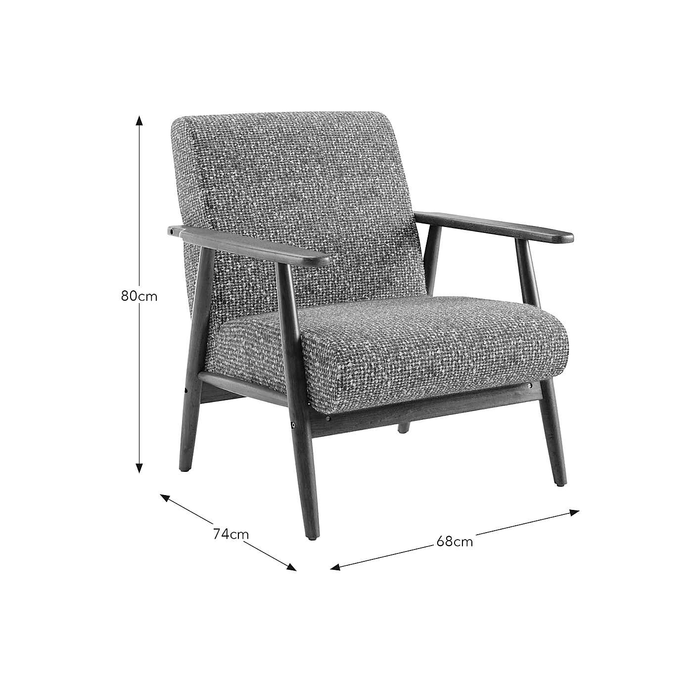 Quinn Textured Sherpa Occasional Armchair