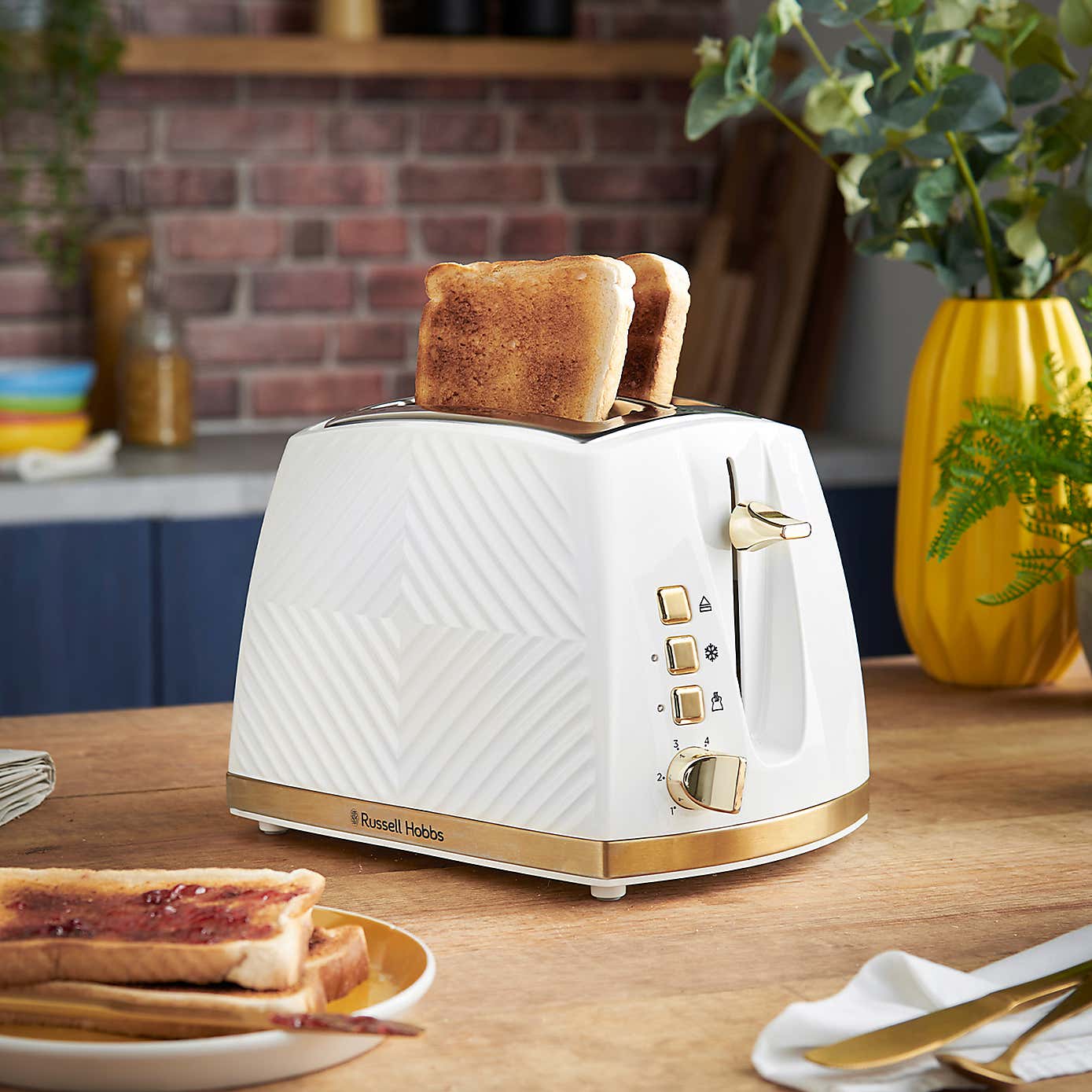 Russell Hobbs Groove 2 Slice Toaster