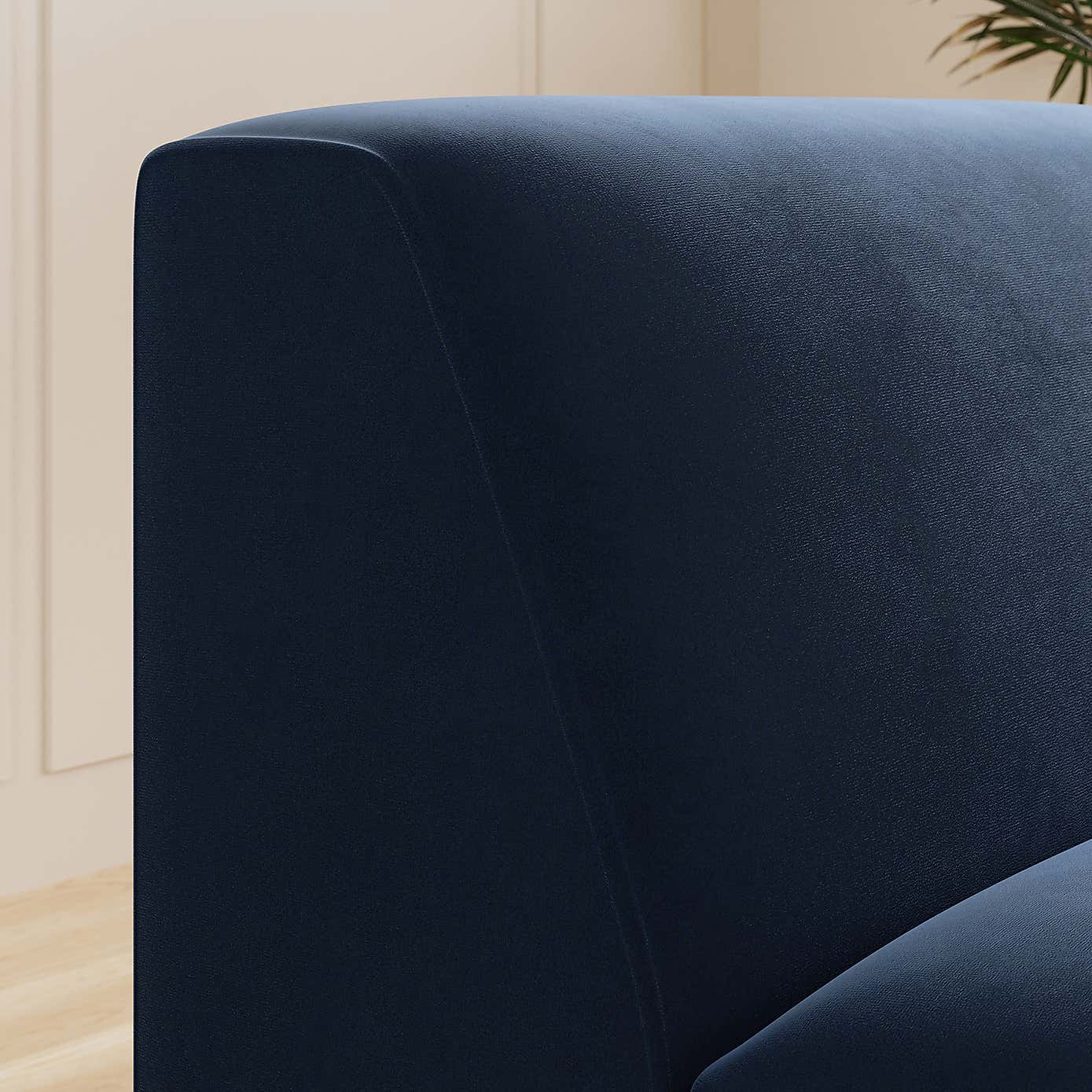 Modular Cruz Velvet Right Hand Seat