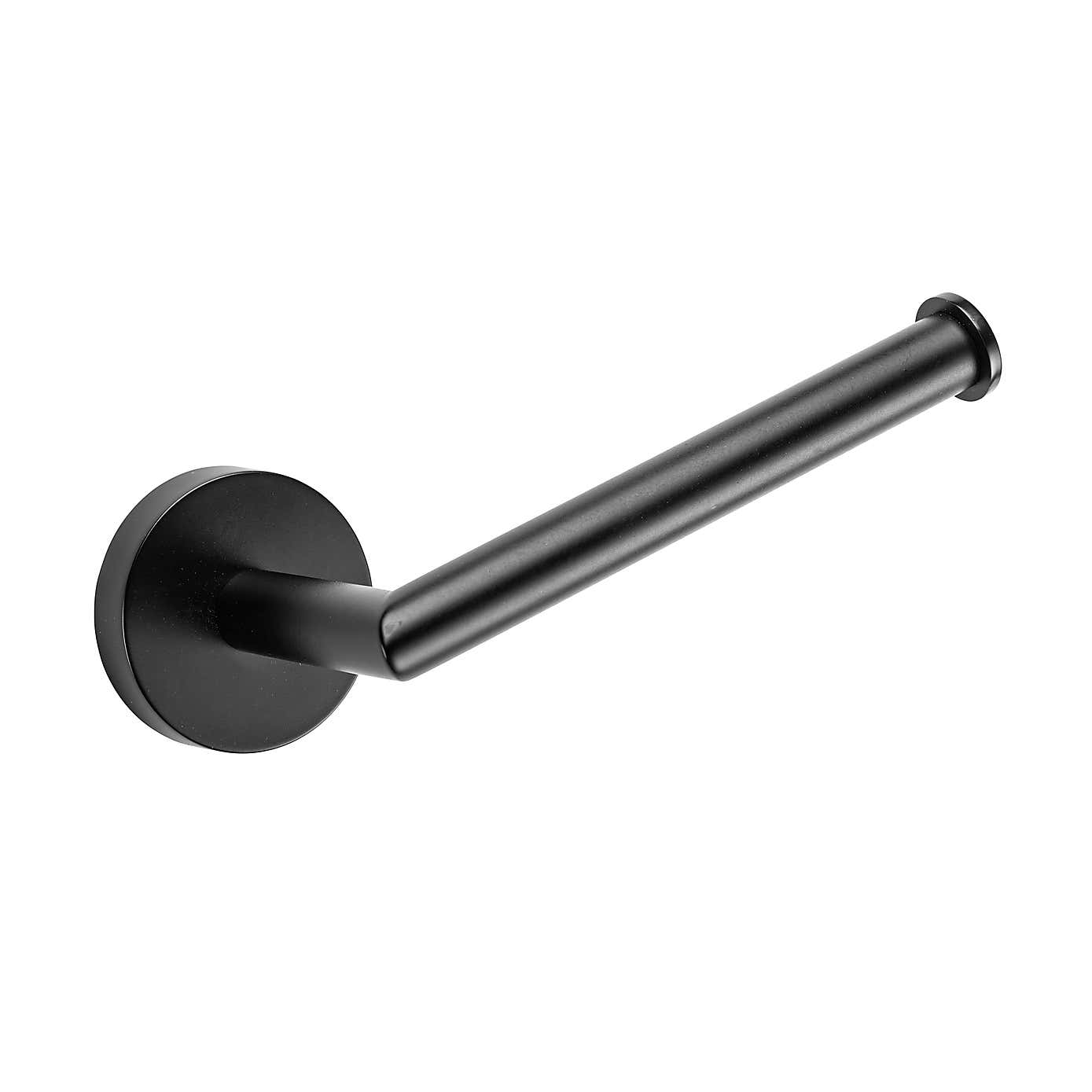 Epsom Flexi-FixTM Matt Black Toilet Roll Holder