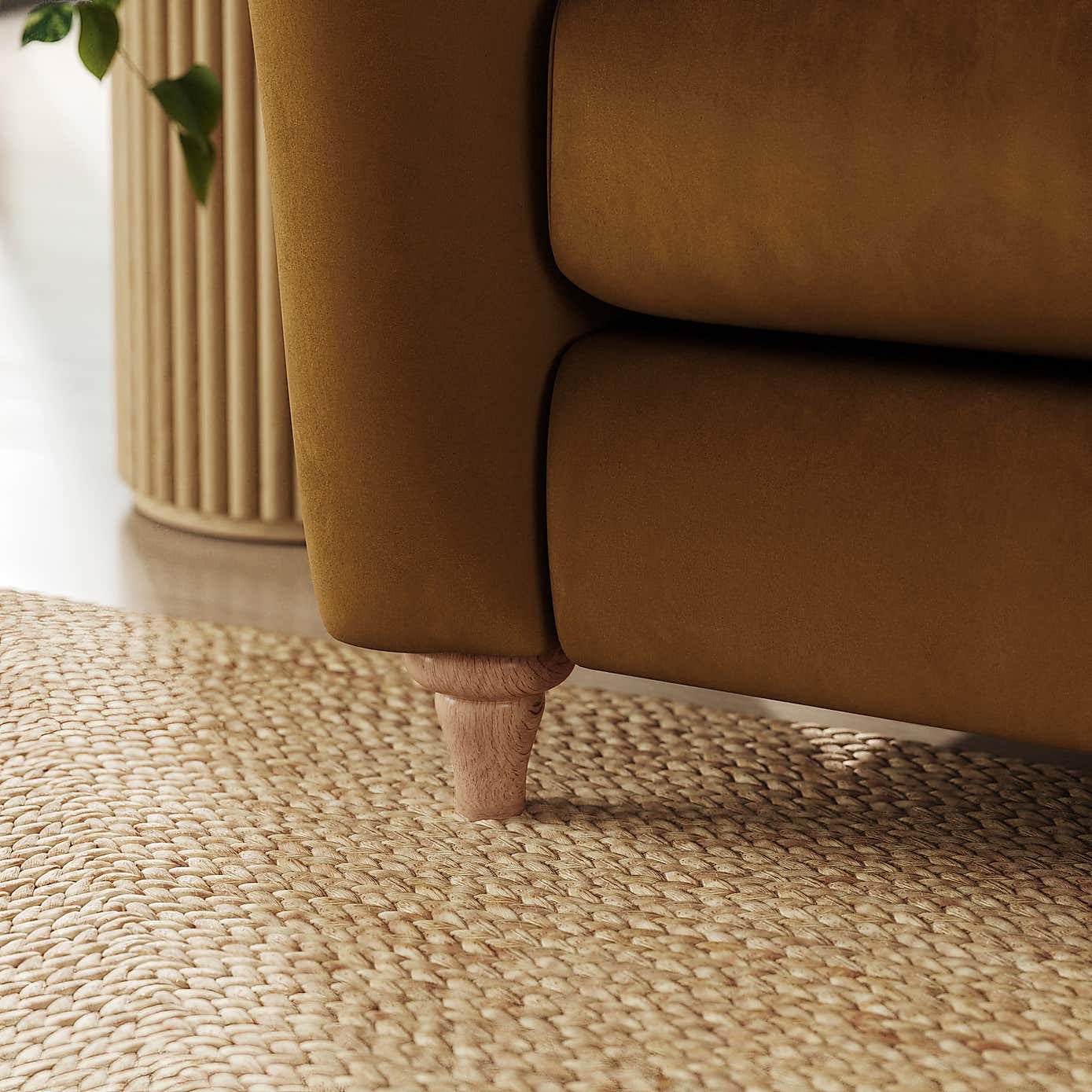 Hattie Matte Plush Velvet 2 Seater Sofa