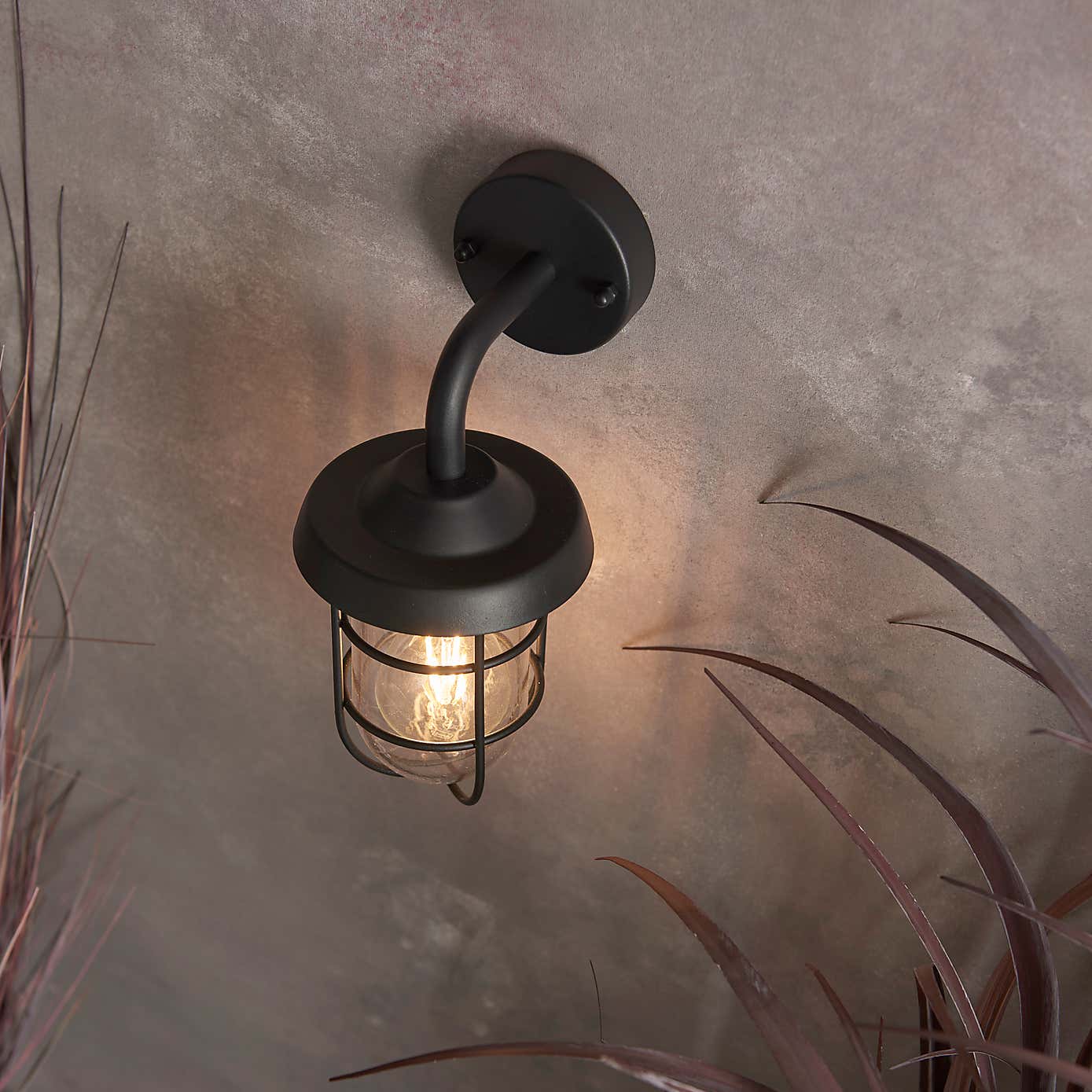 Barker Industrial Outdoor Wall Light
