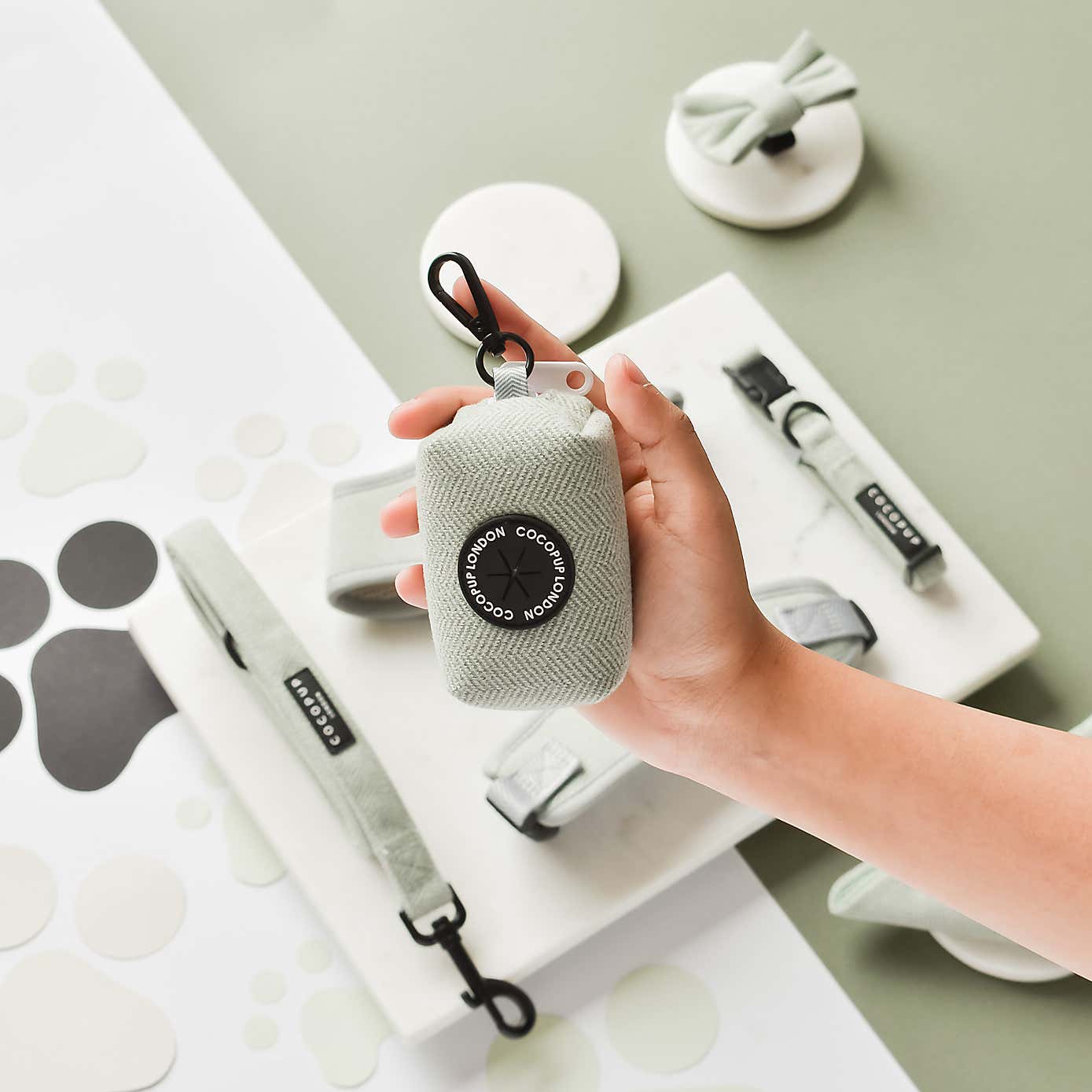 Cocopup Tweed Poop Bag Holder