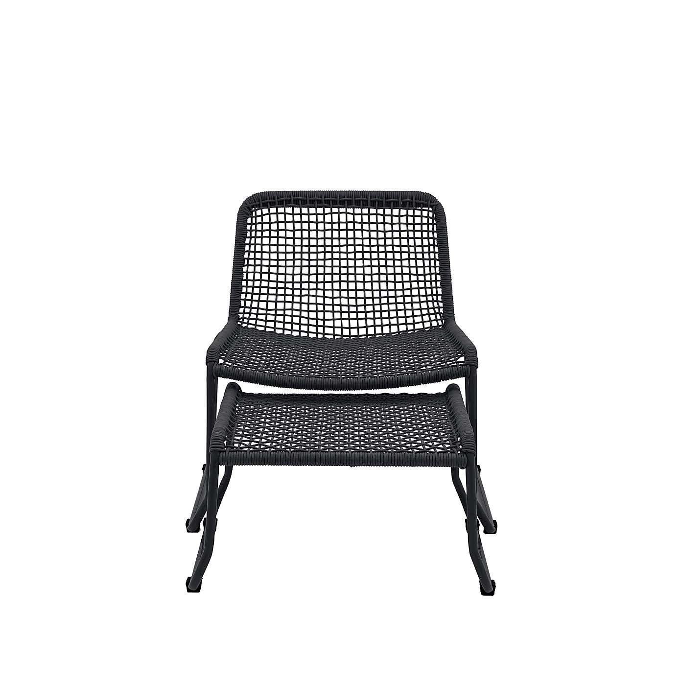 Lydden Lounge Chair with Footstool