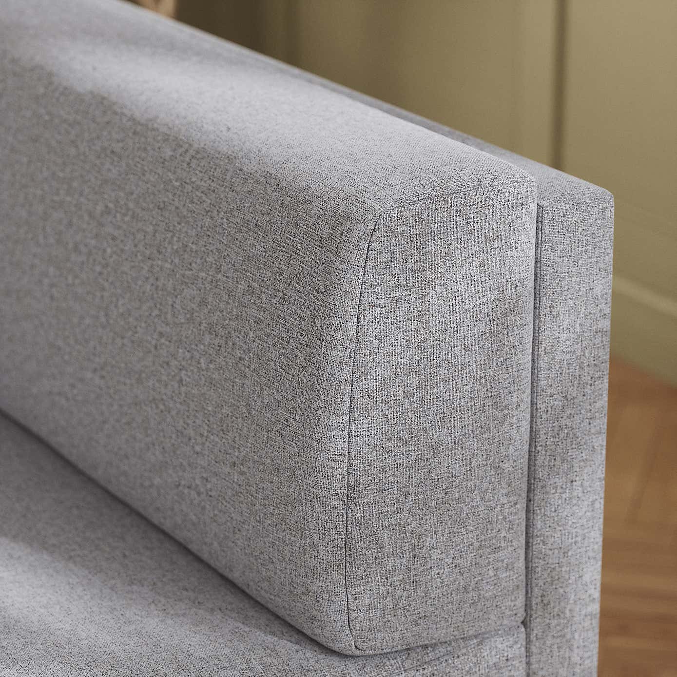 Mae Corner Dining Bench, Textured Weave