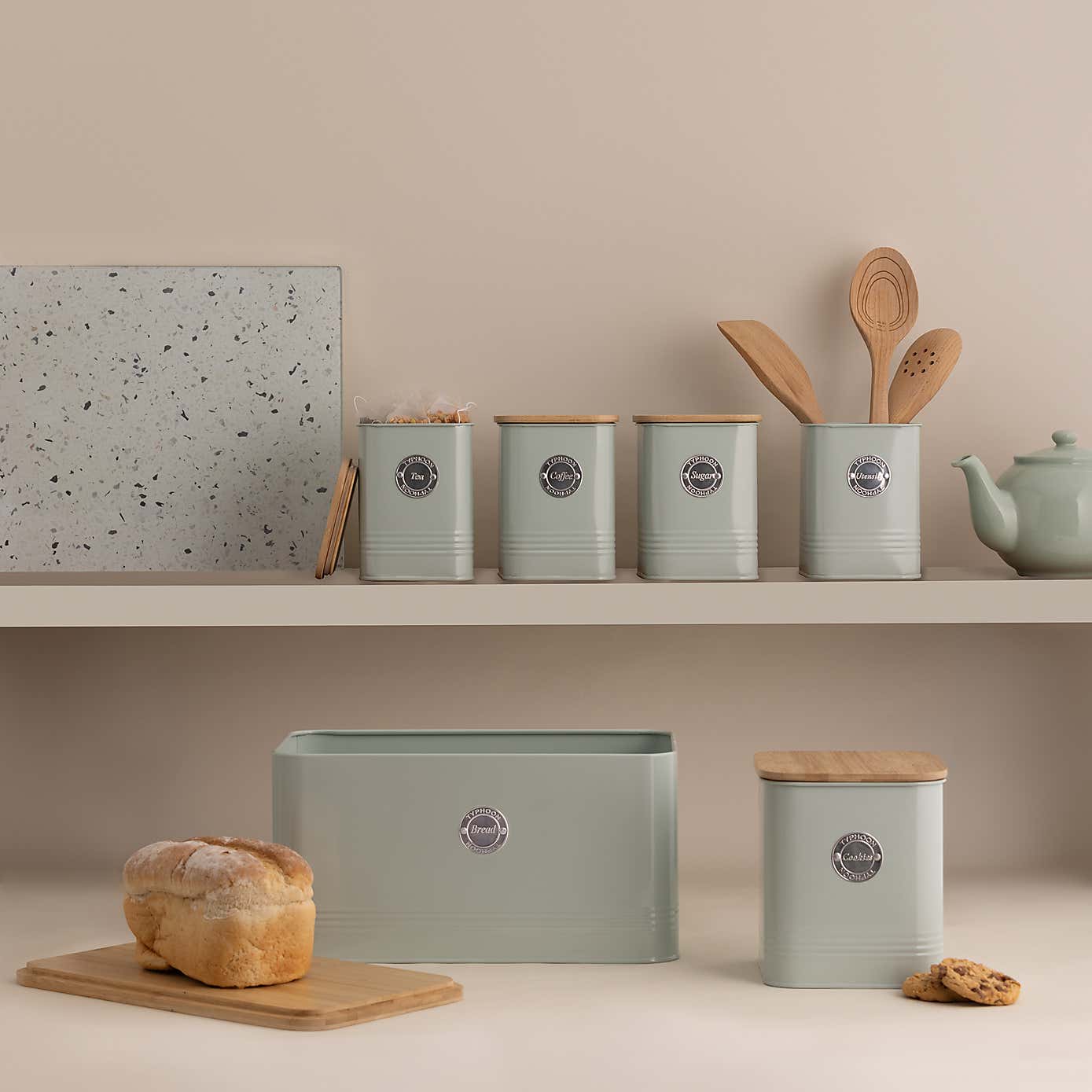 Typhoon Living Square Mint Green Utenstil Pot