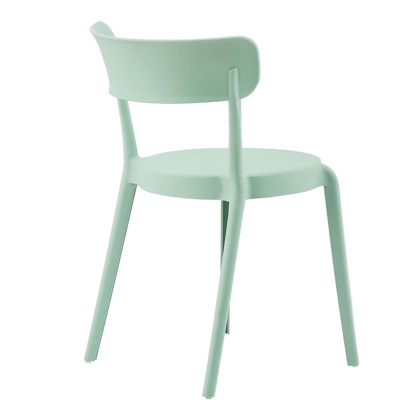 Fusion Living Plastic Bistro Dining Chair