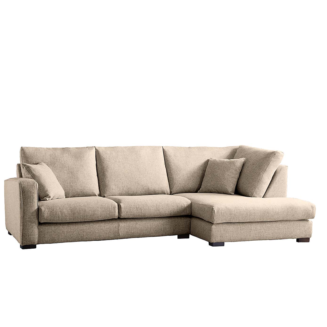Carson Chunky Multi Weave Left Hand Corner Sofa