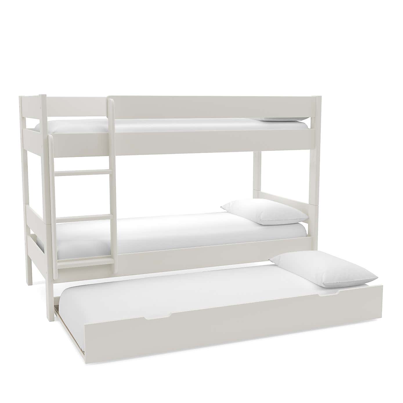 Stompa Compact Wooden Bunk Bed With Open Trundle