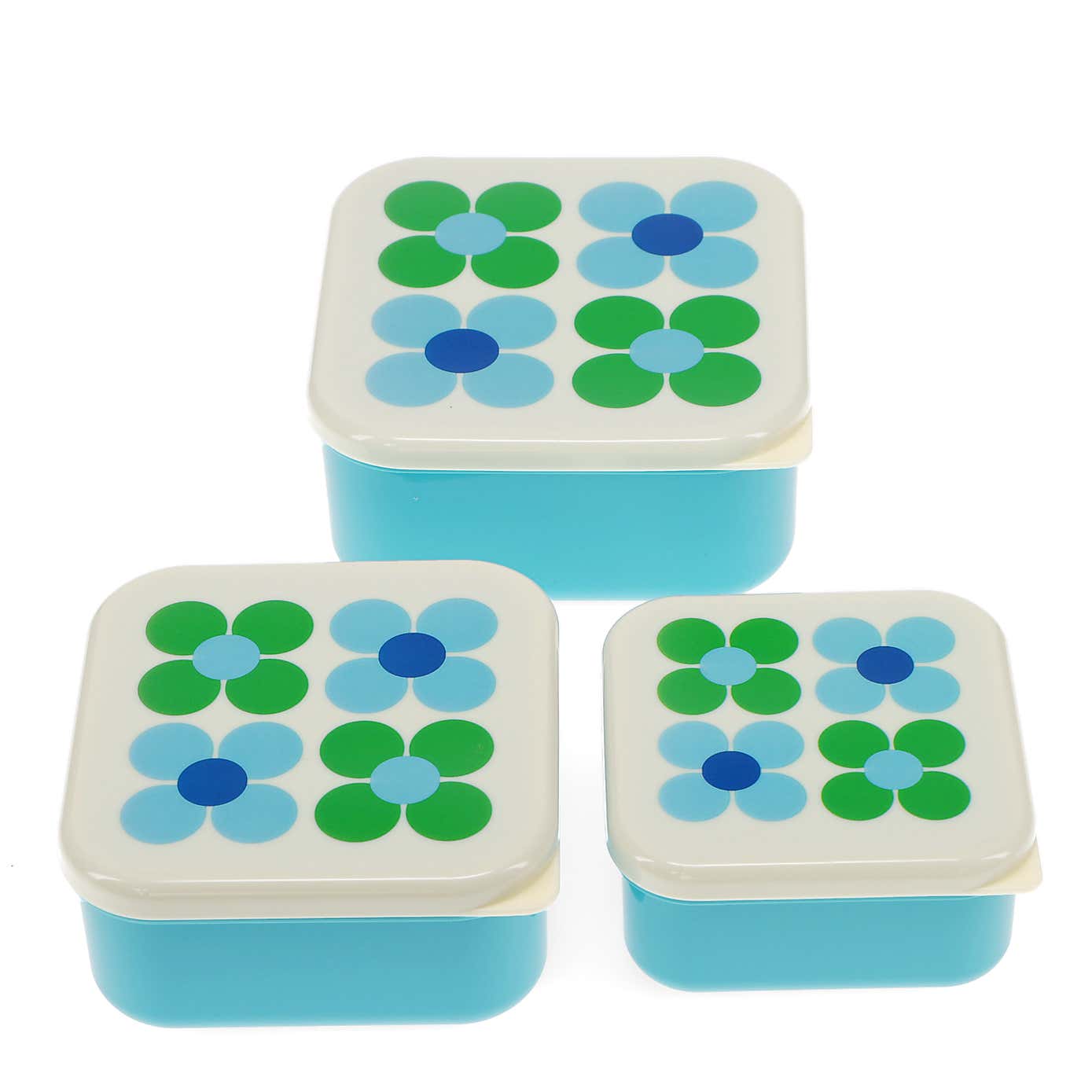 Blue Daisy Boxes Set of 3