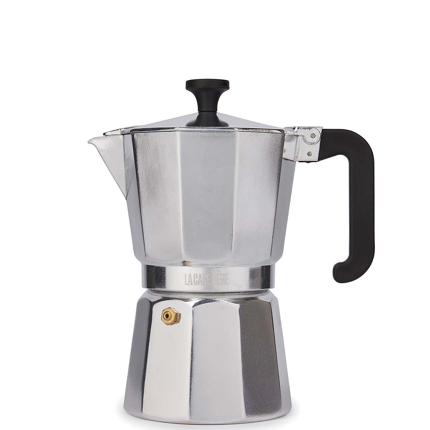 La Cafetiere Venice Alum 6 Cup Silver Espresso Cafetiere