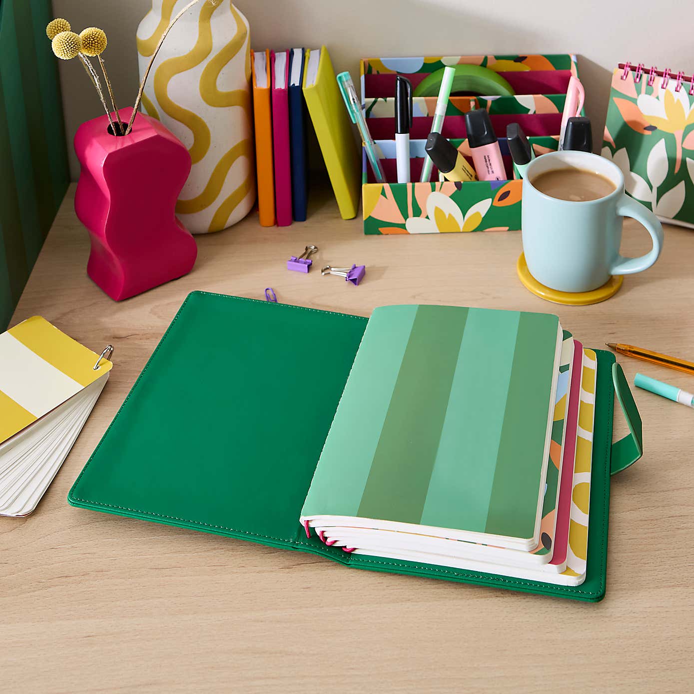 Elements A5 Organiser with 4 Notebooks