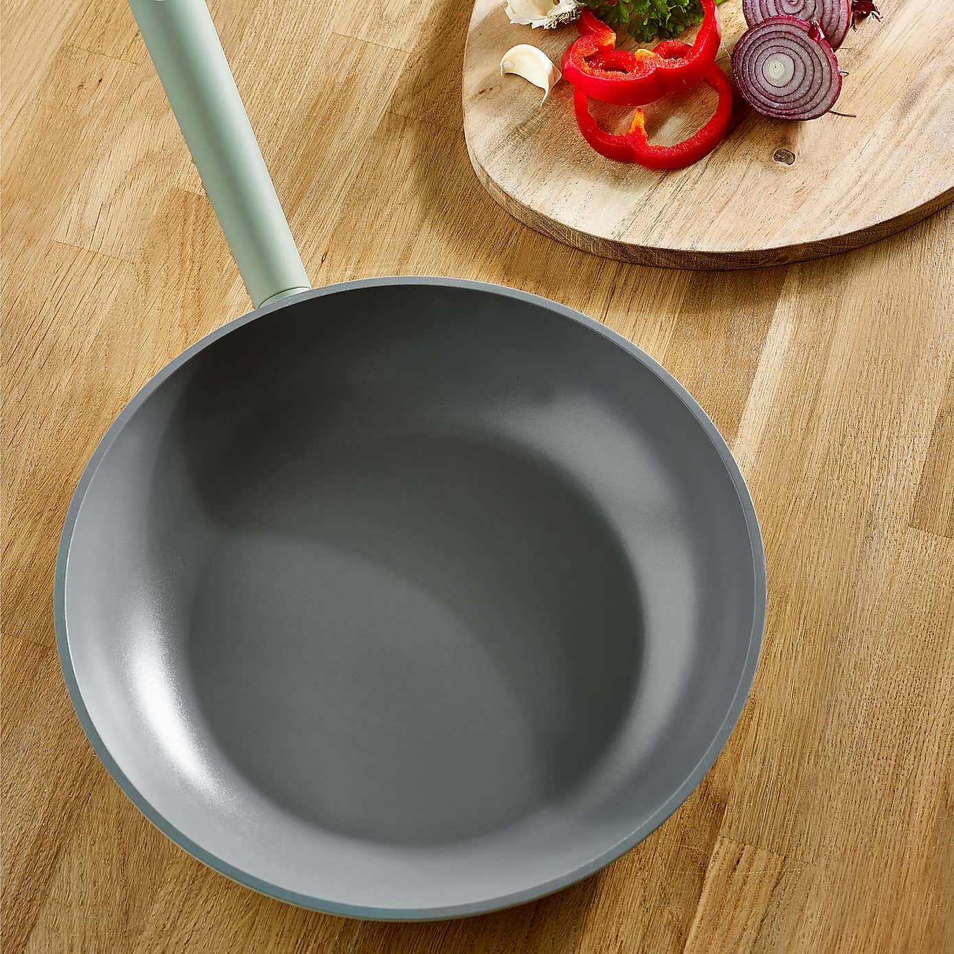 Cast Aluminium Frying Pan 28cm Green