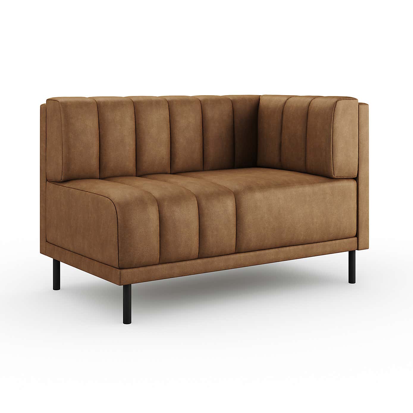 Amali Corner Dining Bench, Faux Leather