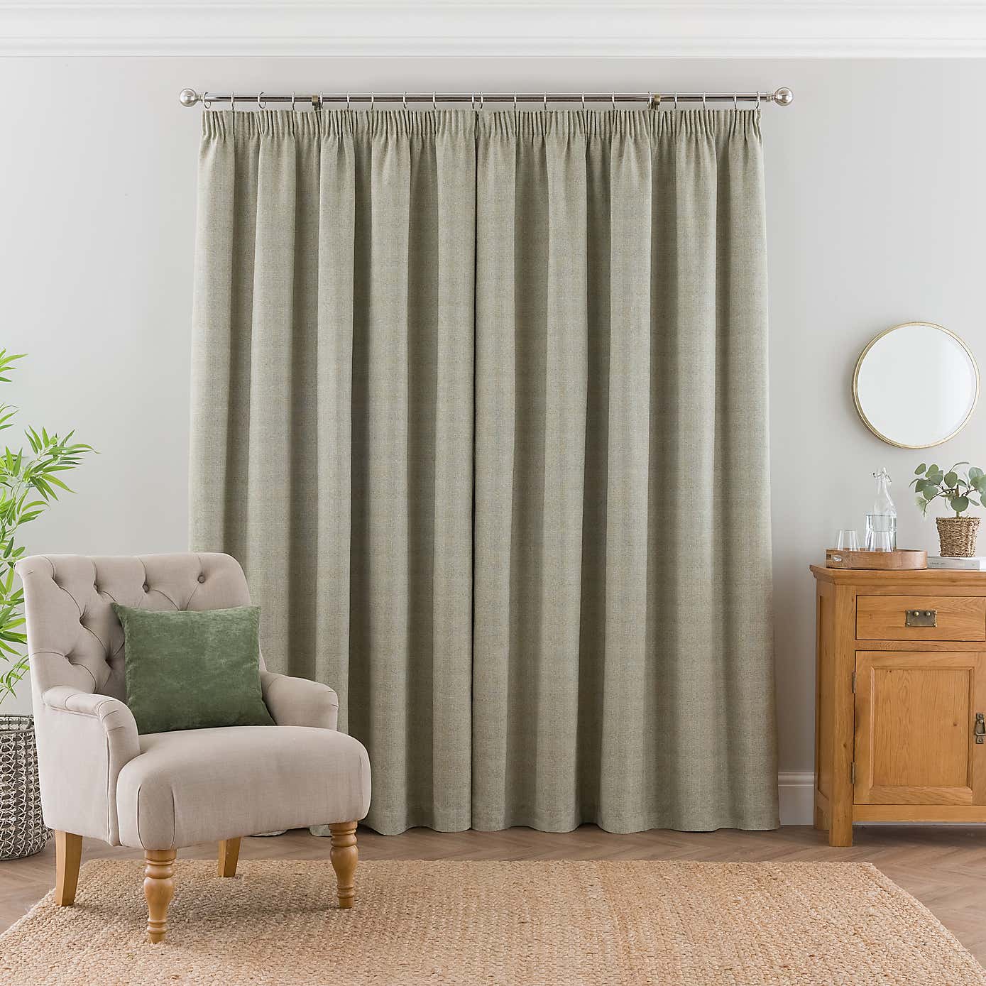 Elmore Blackout Pencil Pleat Curtains