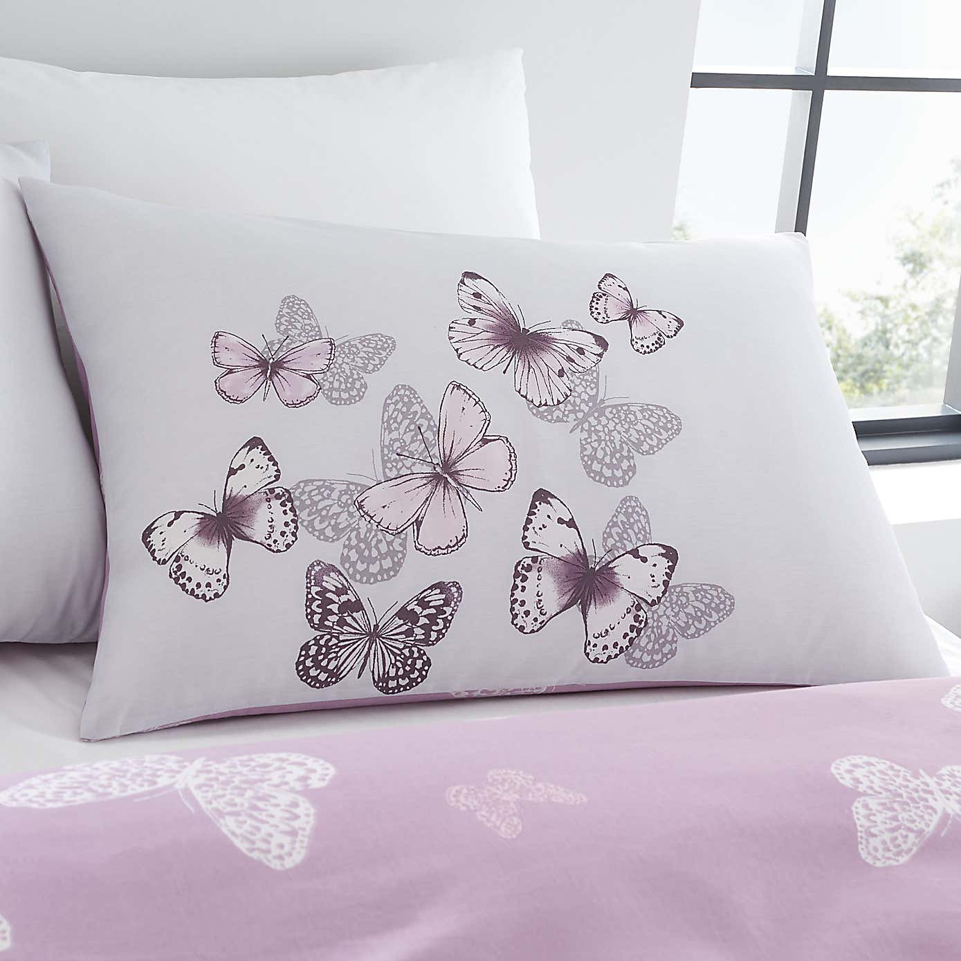Catherine Lansfield Scatter Heather Duvet Cover and Pillowcase Set
