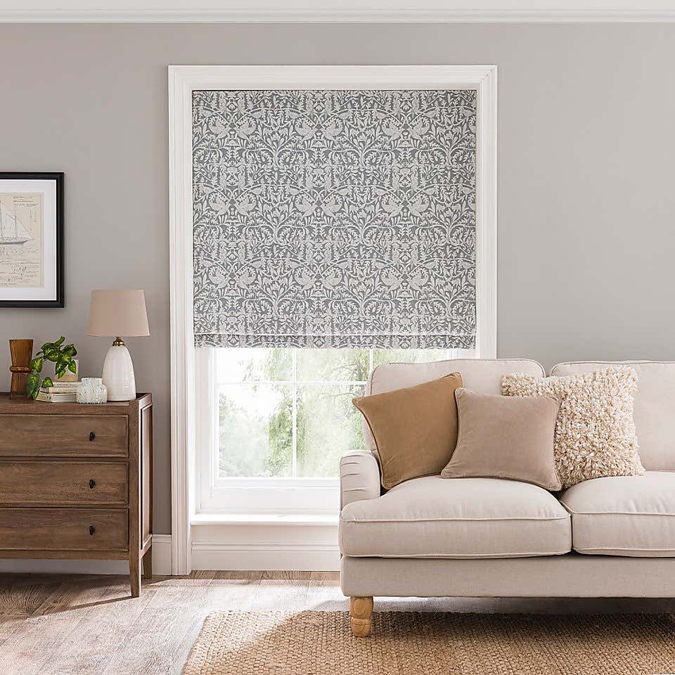 Alora Chenille Roman Blind