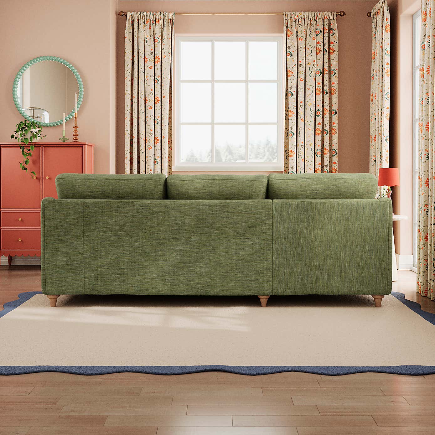 Slub Faux Linen Fabric Sample