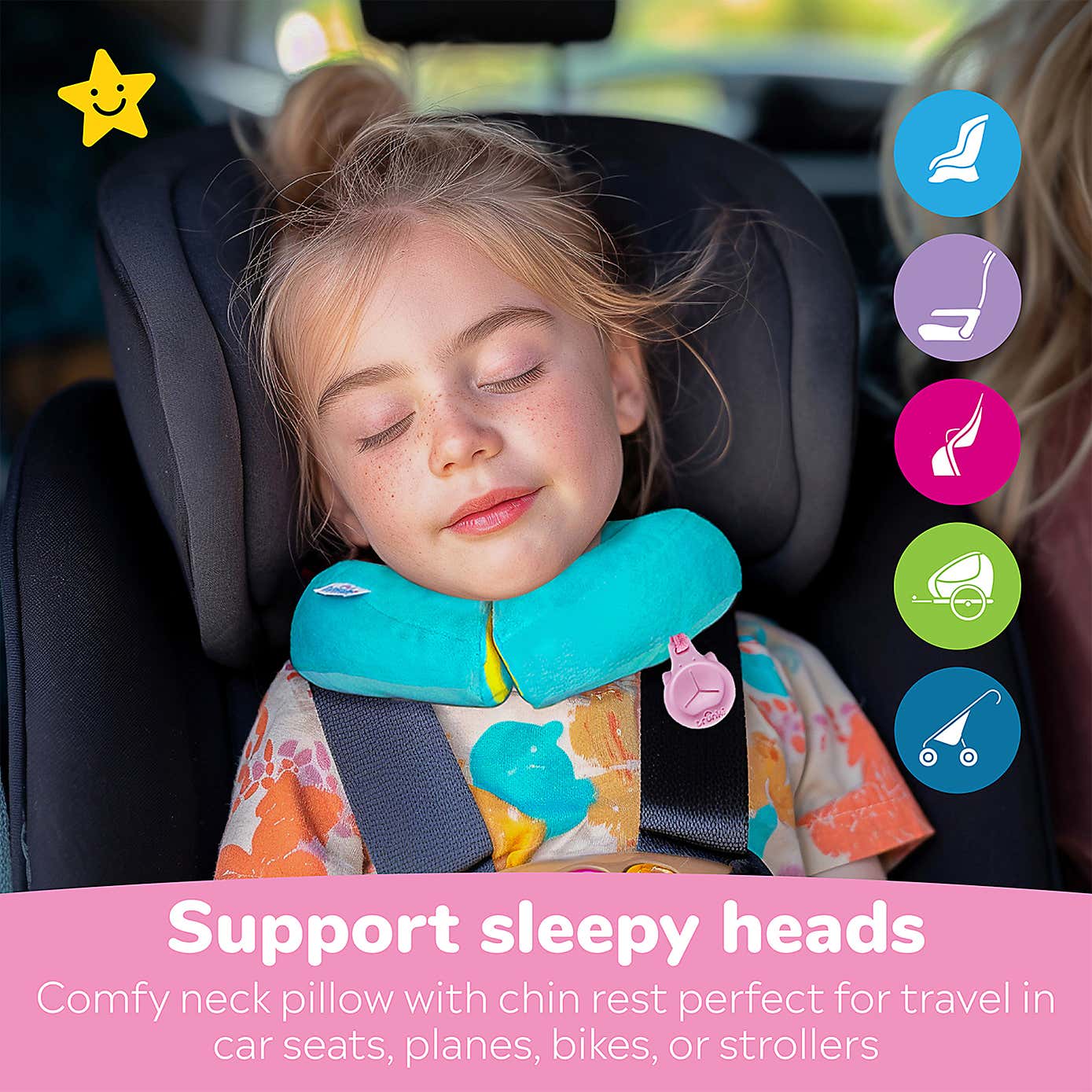 Trunki Yondi Una the Unicorn Travel Pillow