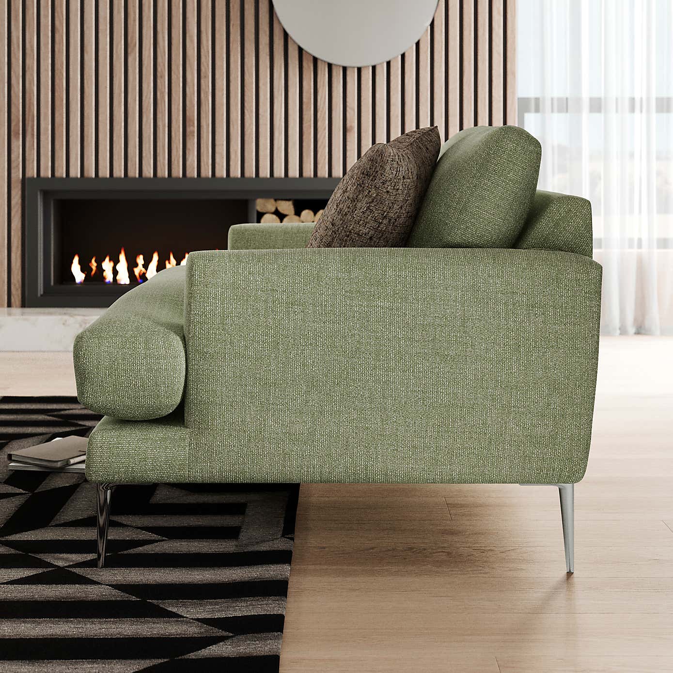 Lawson Chunky Tonal Weave Snuggle Chair