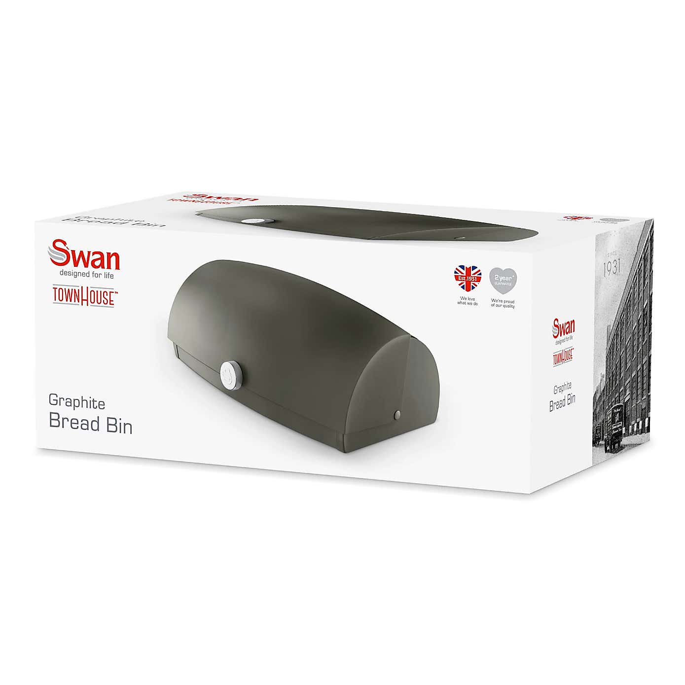 Swan Townhouse Bread Bin