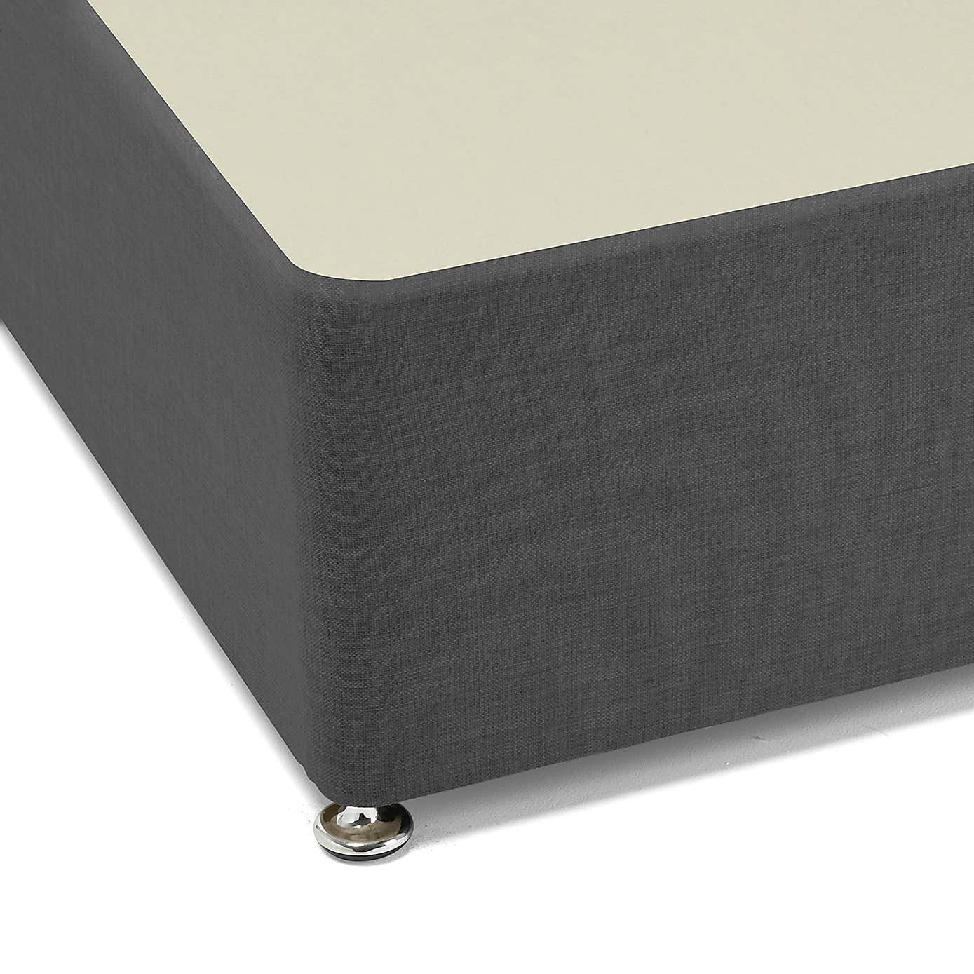 Universal Linen Divan Base with Headboard