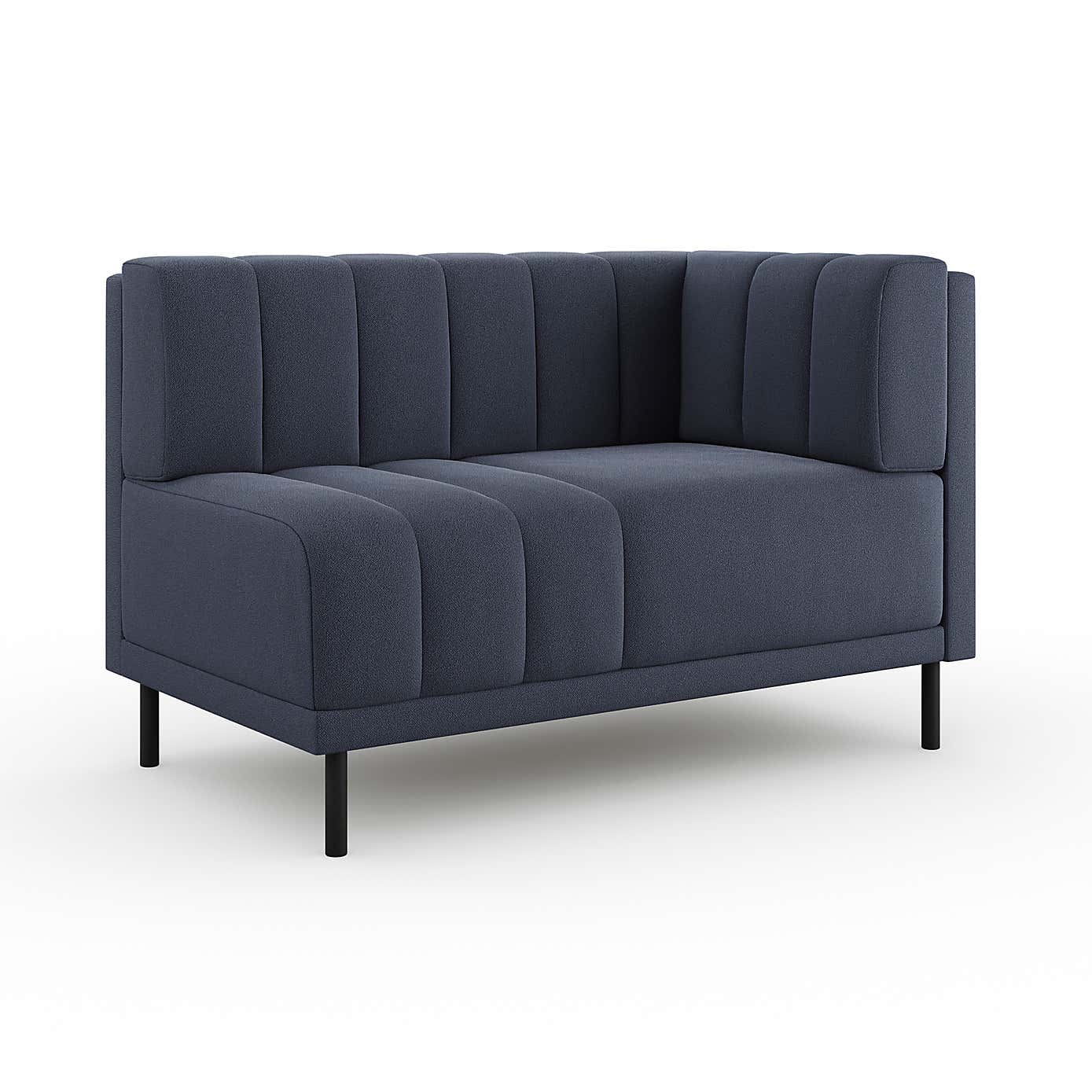 Amali Corner Dining Bench, Boucle