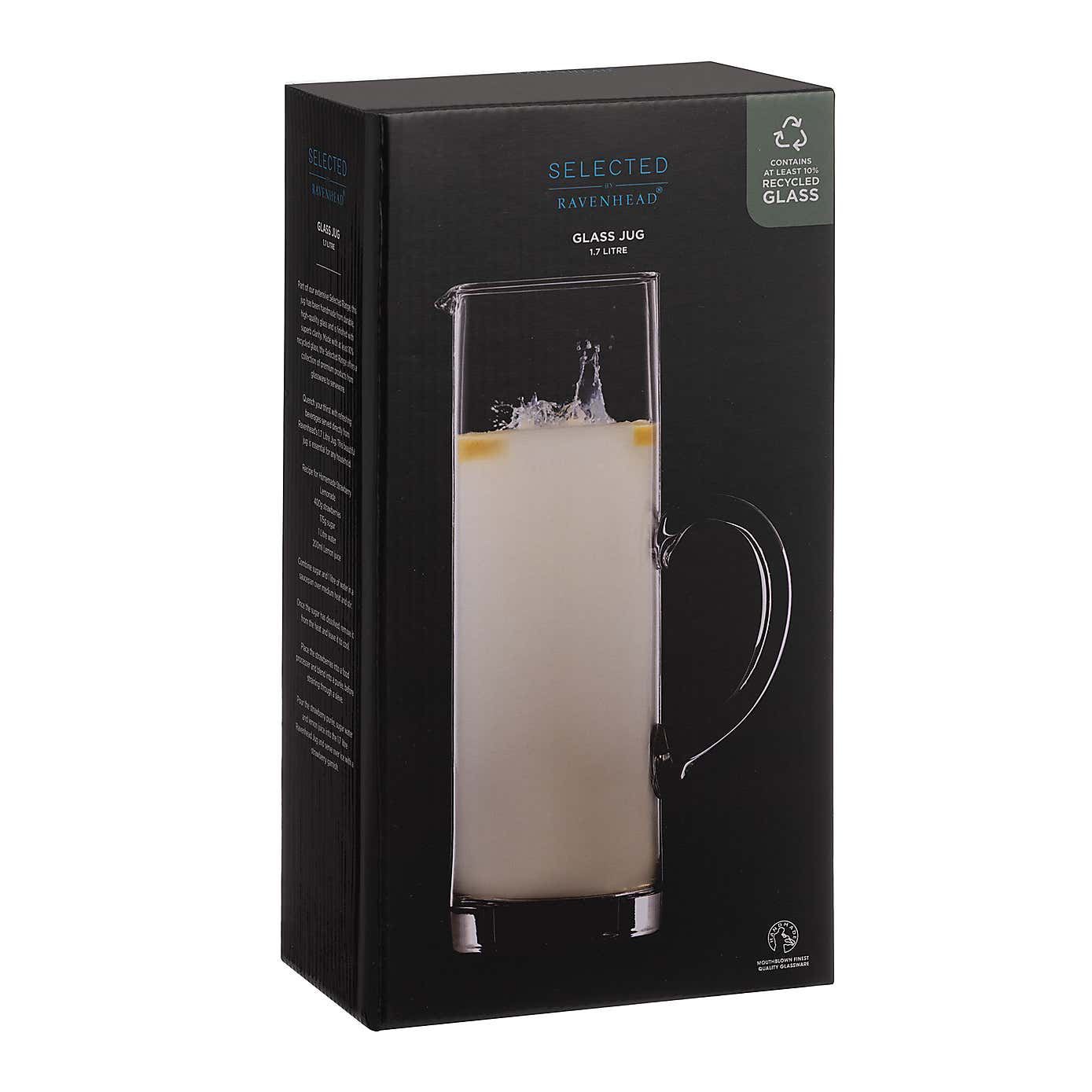 Ravenhead Glass Jug, 1.7L