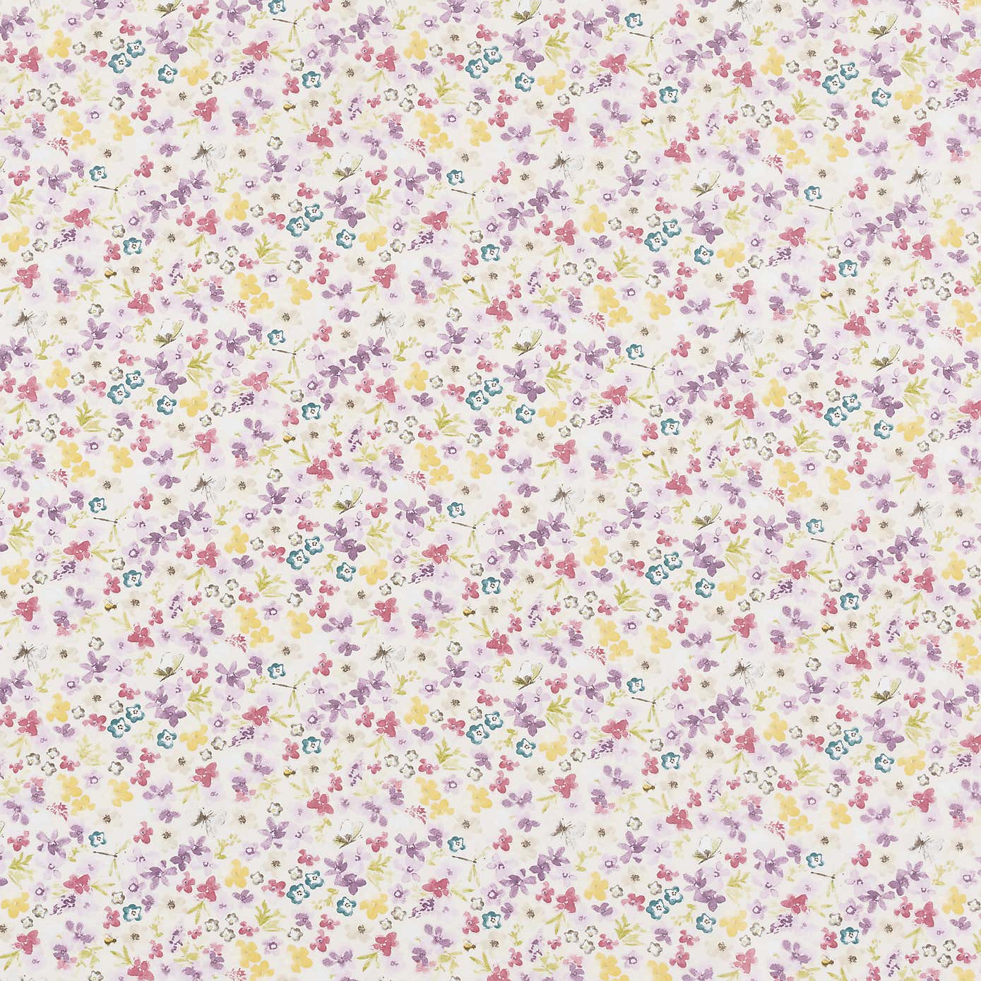 Hidcote Lilac Floral PVC