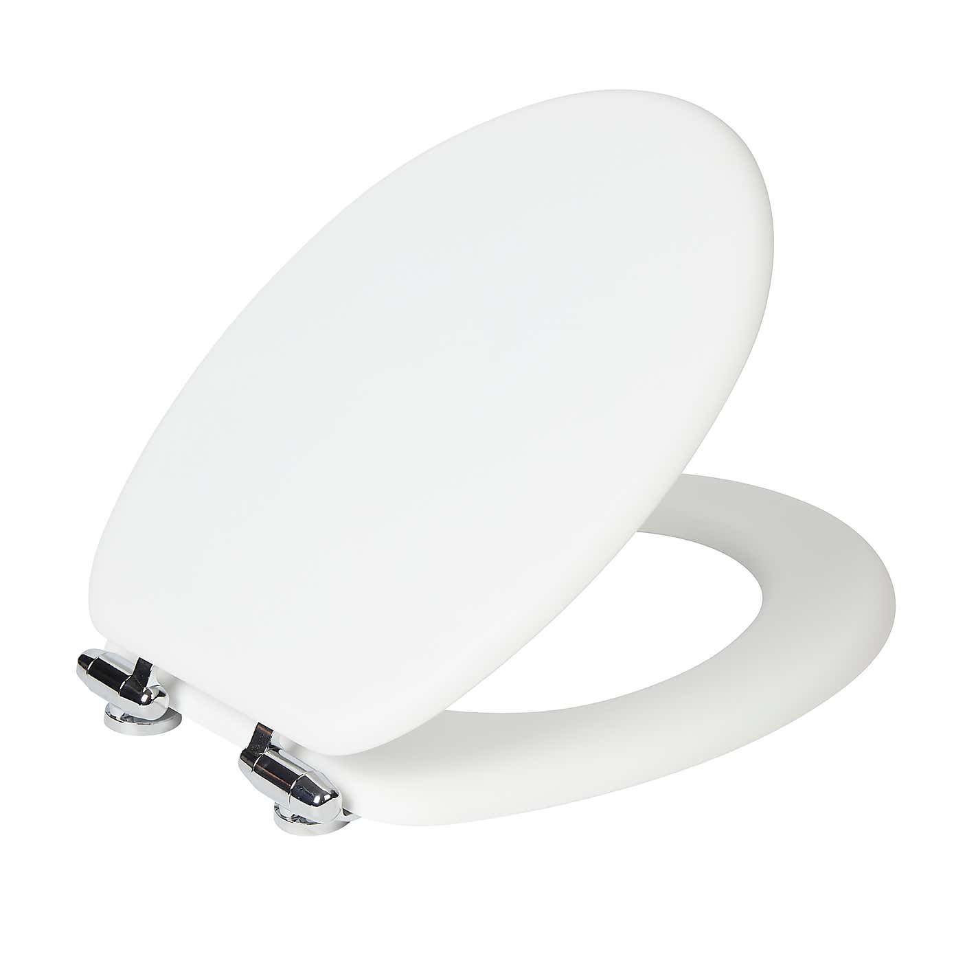 White Soft Touch Toilet Seat