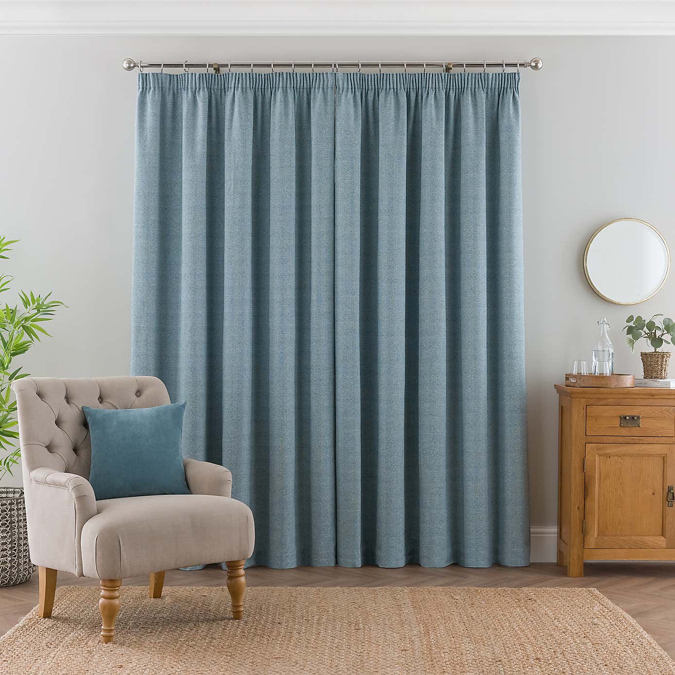 Elmore Blackout Pencil Pleat Curtains