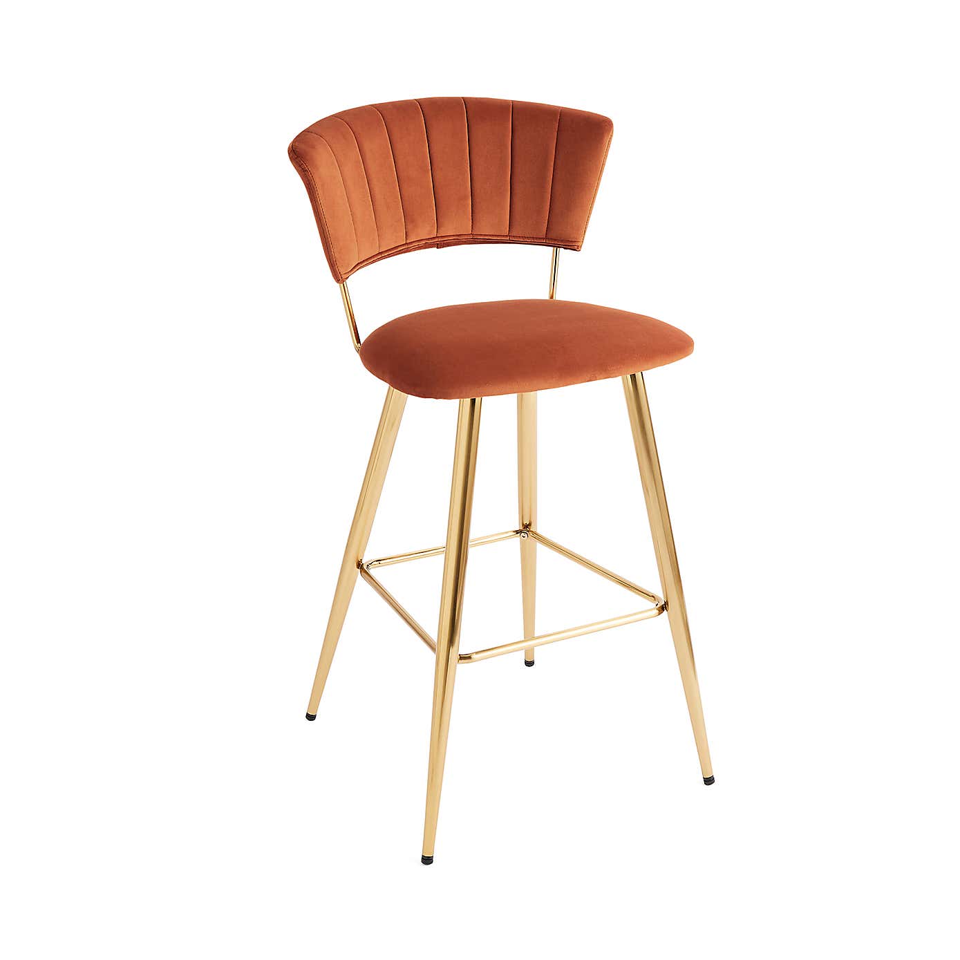 Kendall Velvet Bar Stool