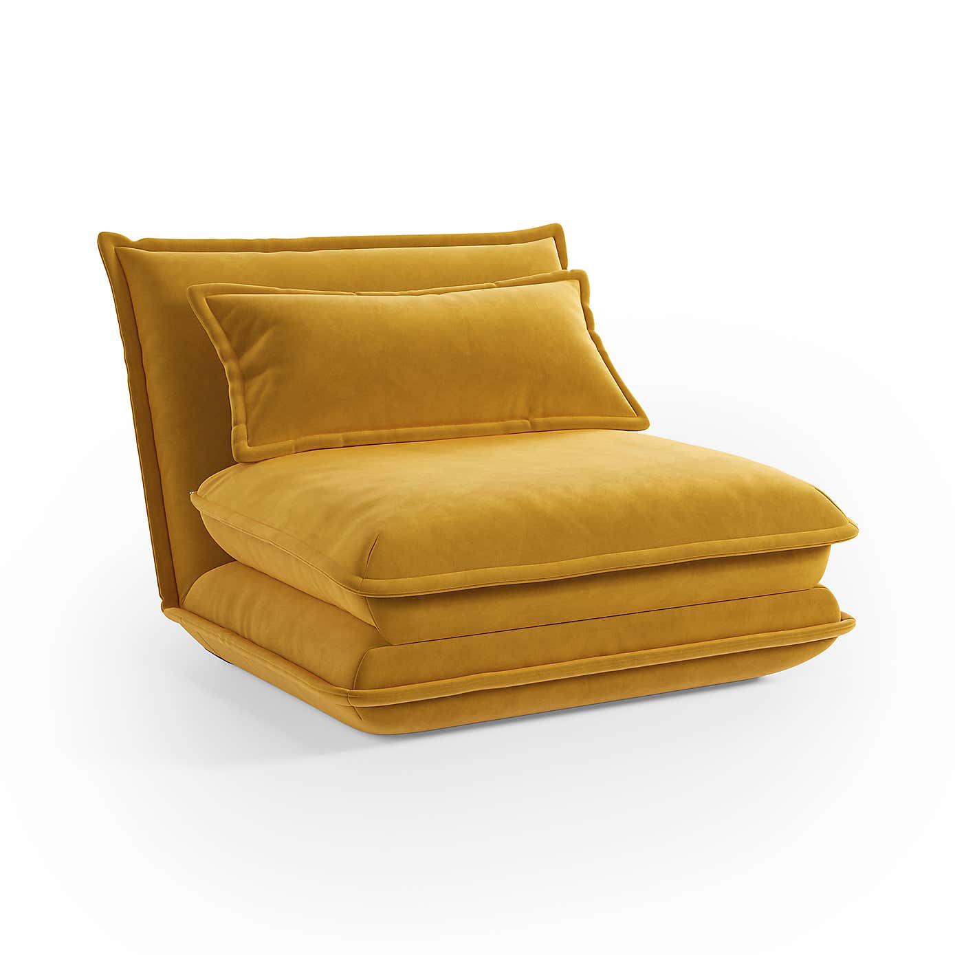 Jackson Velvet Foldable Single Sofa Bed