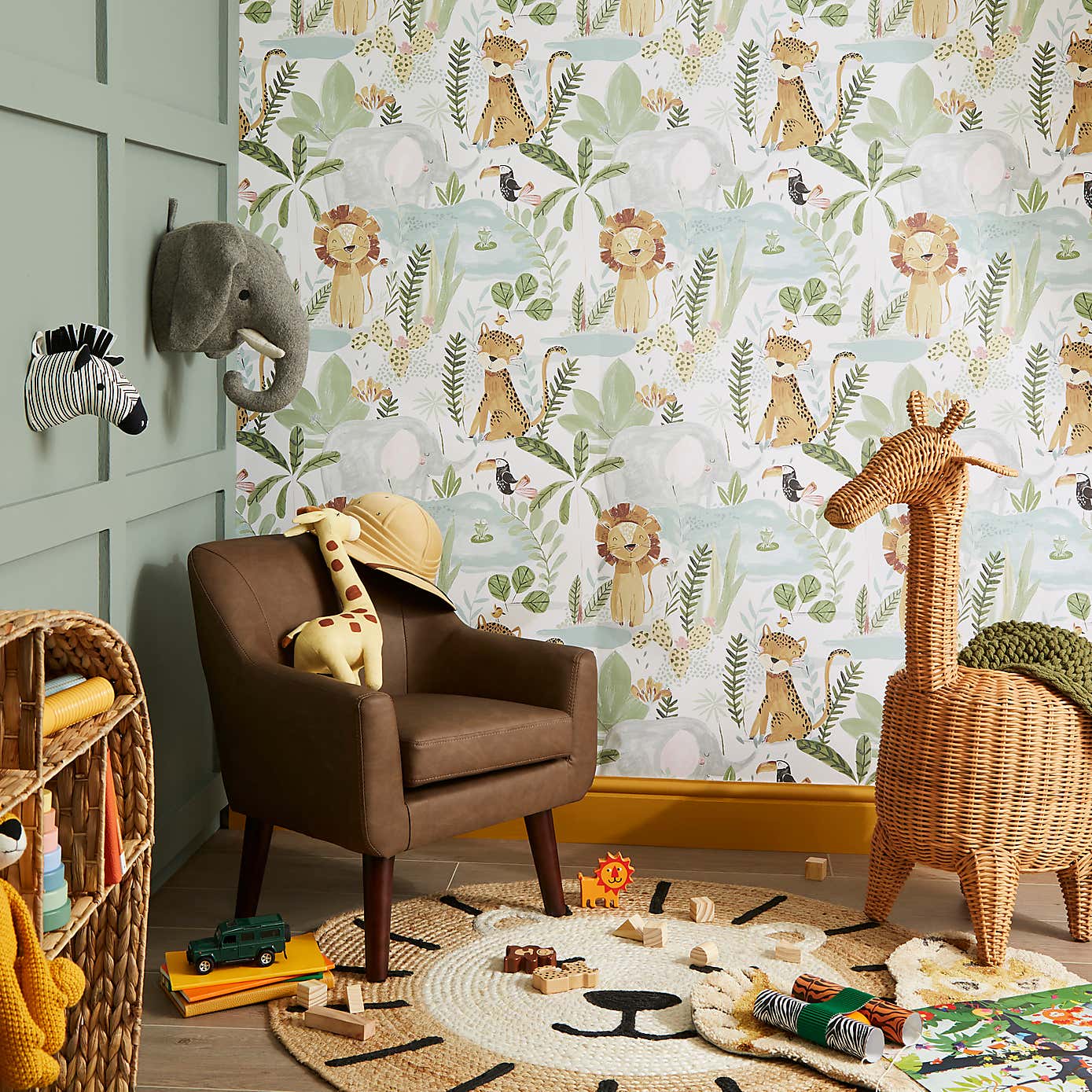 Jungle Friends Wallpaper