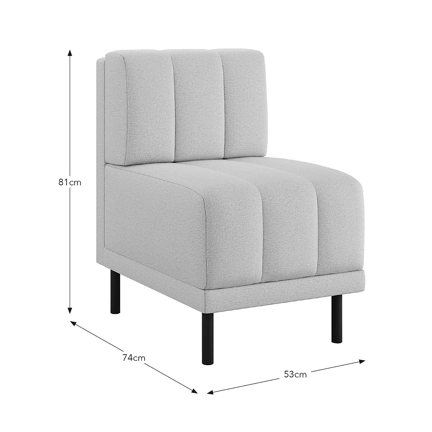 Amali Small Dining Bench, Textured Weave