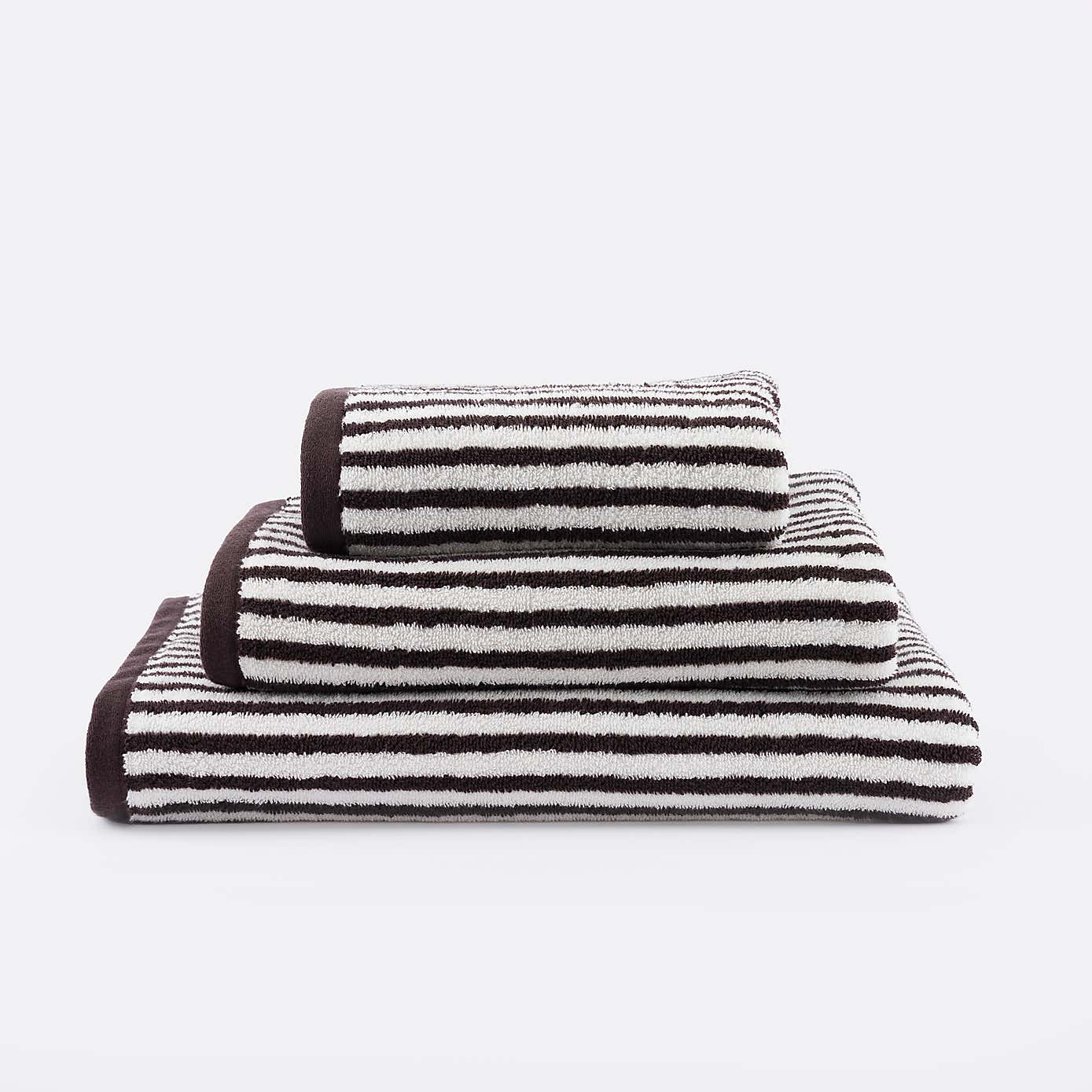 Reversible Striped Cotton Towel