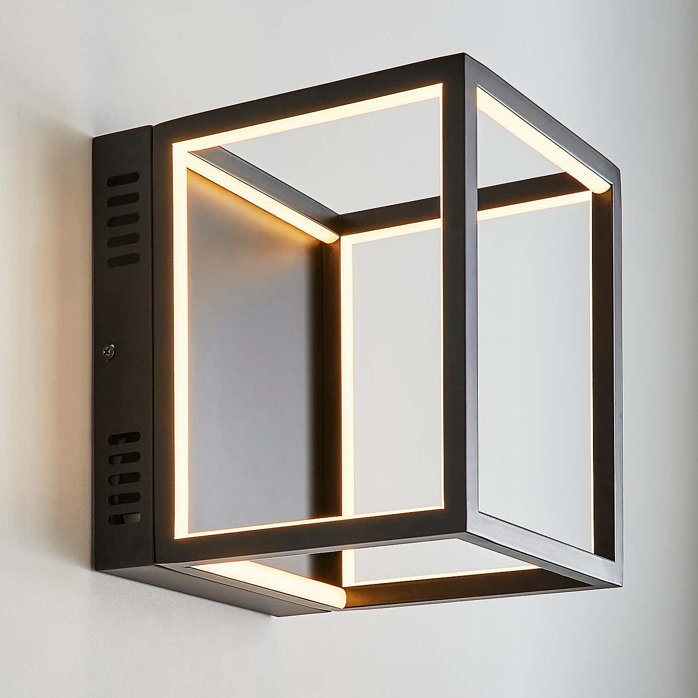 Depere Black LED Wall Light