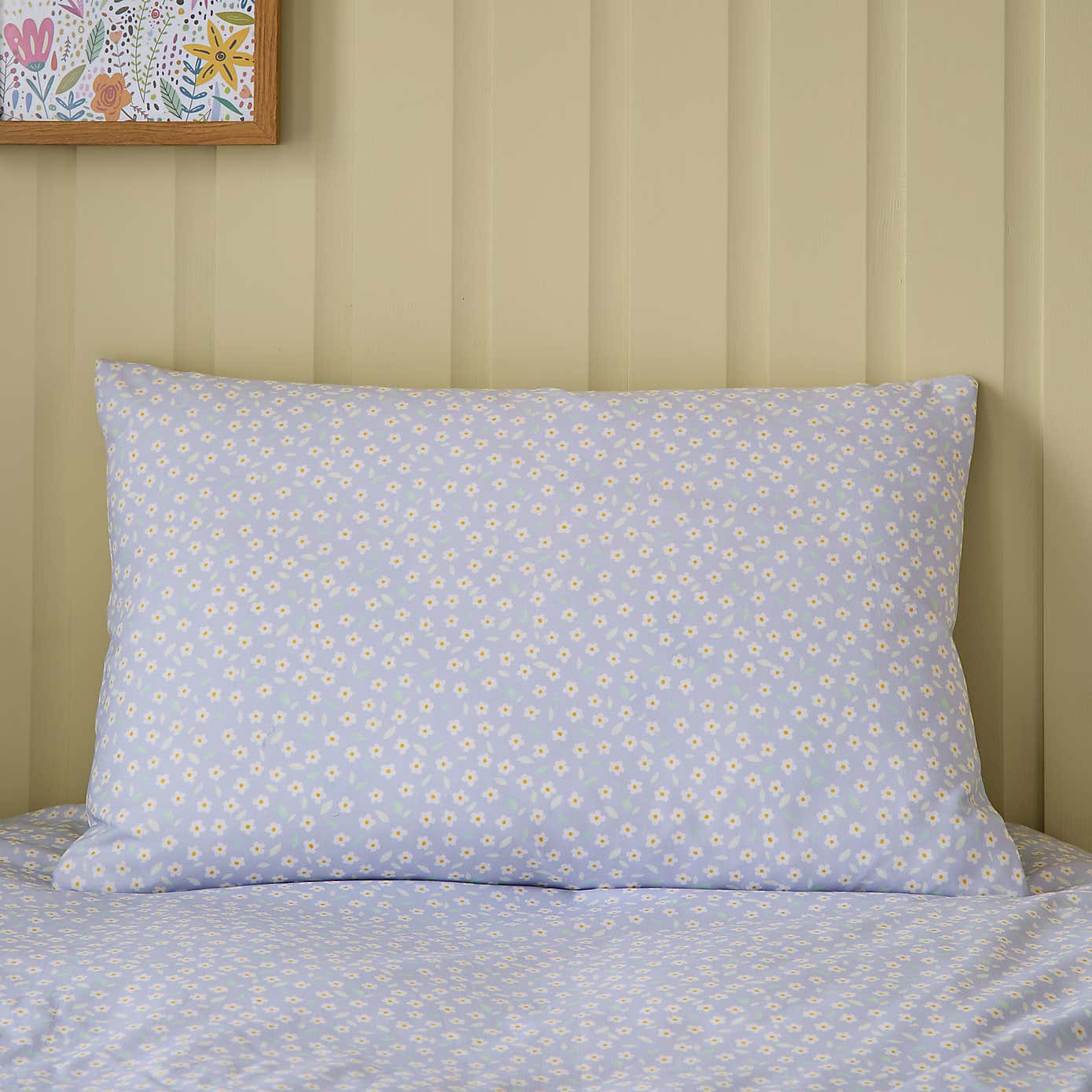 Meadows 100% Cotton Reversible Duvet Cover and Pillowcase Set