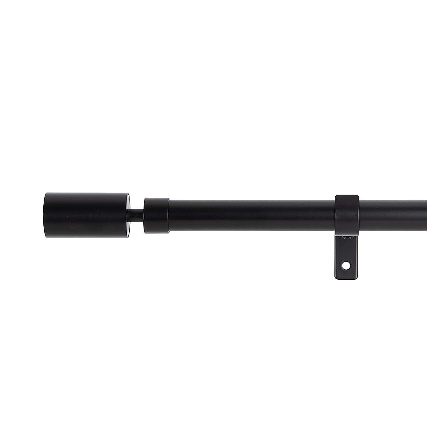Barrel Metal Extendable Eyelet Curtain Pole 16/19mm