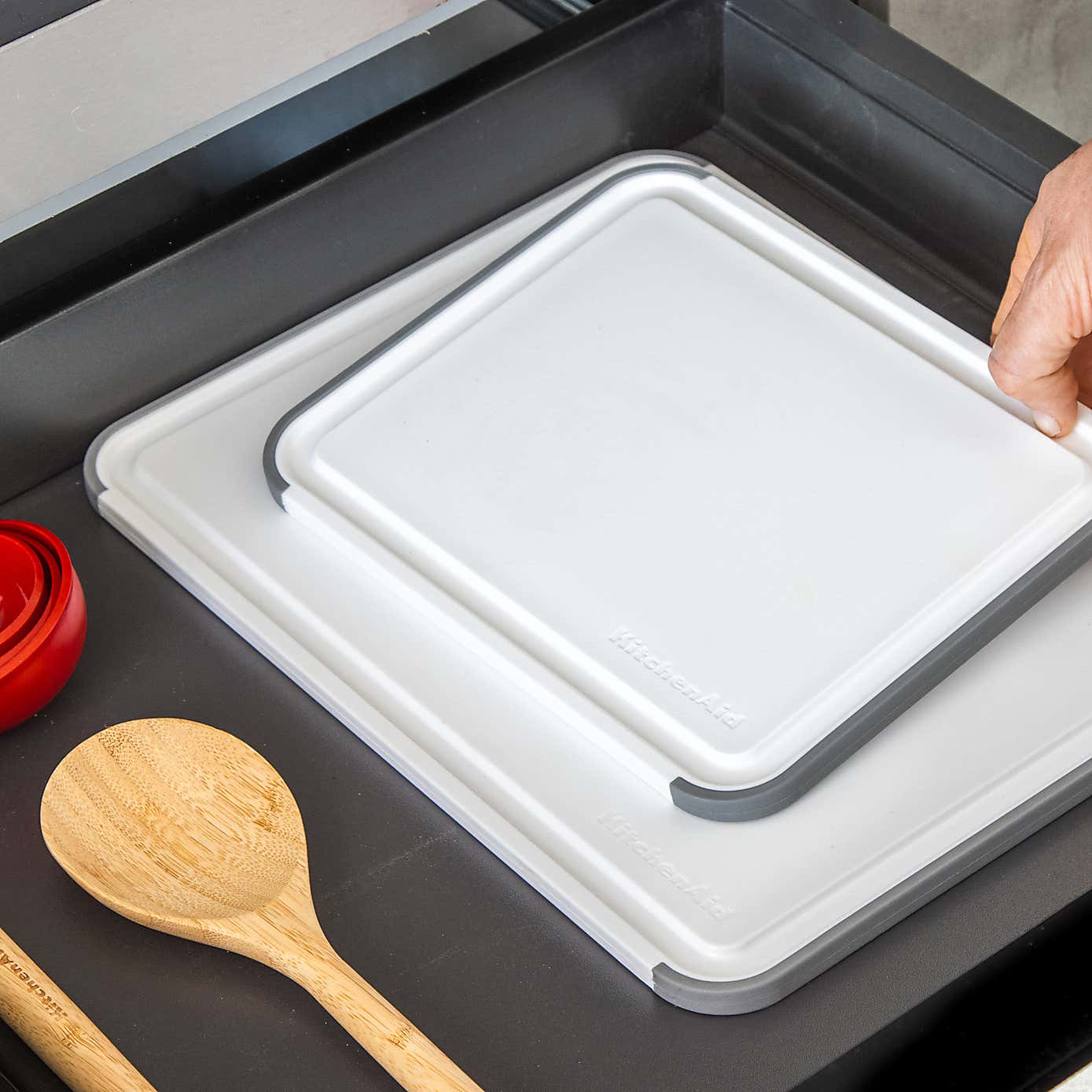 KitchenAid Set of 2 Classic Nonslip Chopping Boards