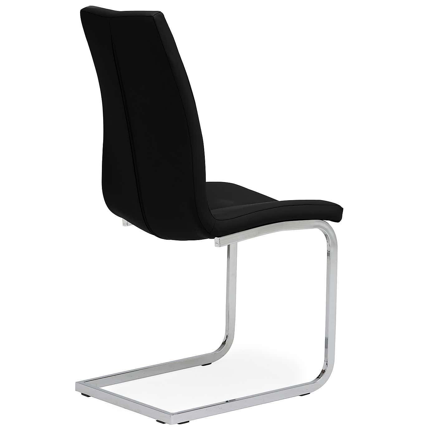 Set of 2 Jamison Dining Chairs, Faux Leather