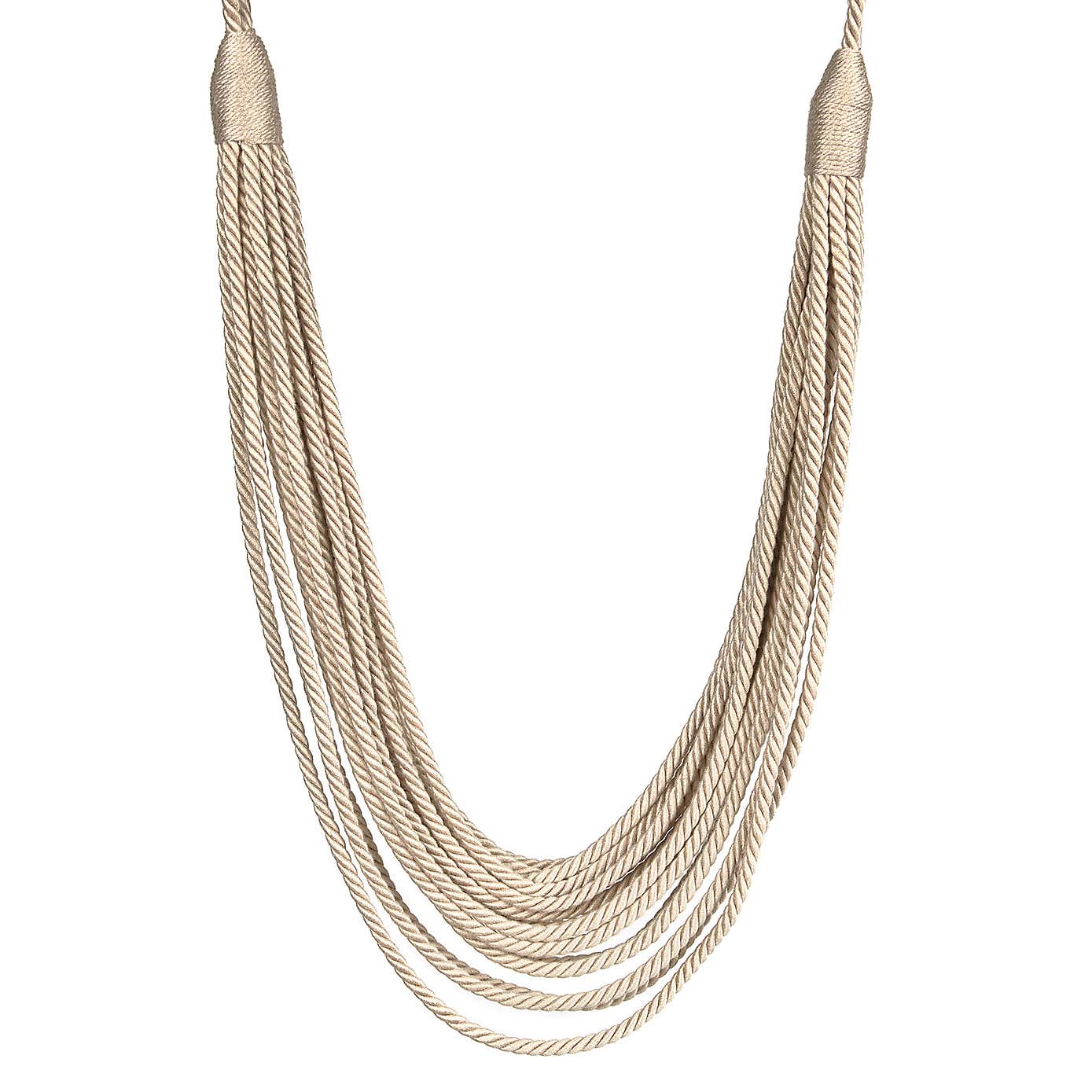 Multi Strand Rope Embrace Pair of Tiebacks