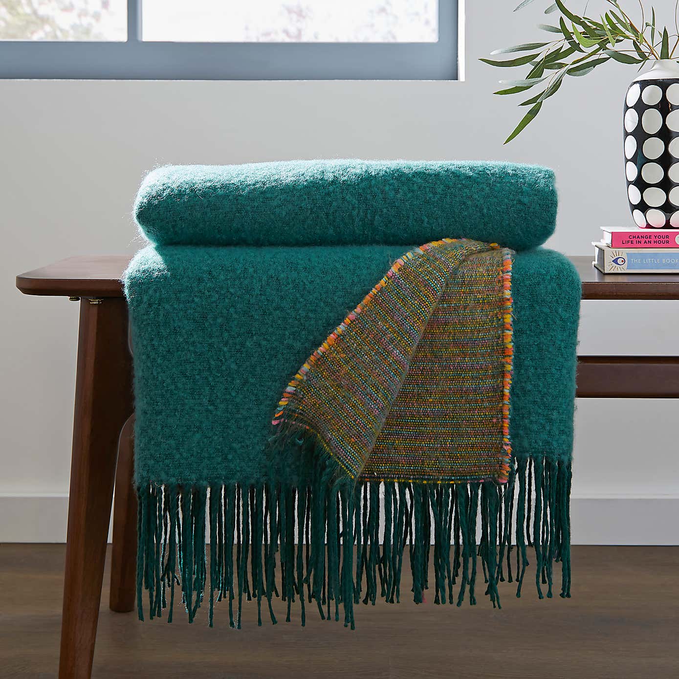 Elements Clarke Mohair Throw 130x180cm