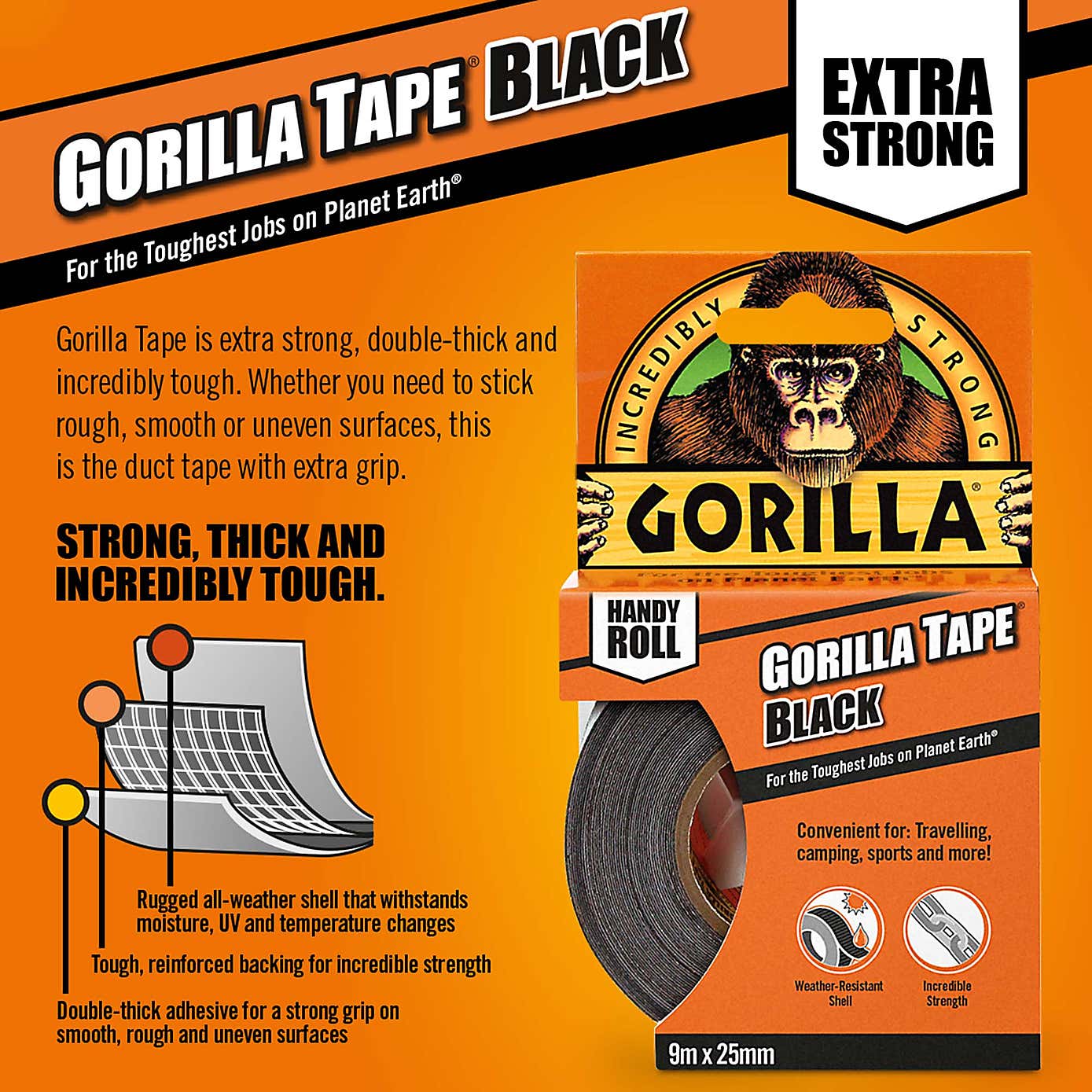 Gorilla Handy 9m Roll