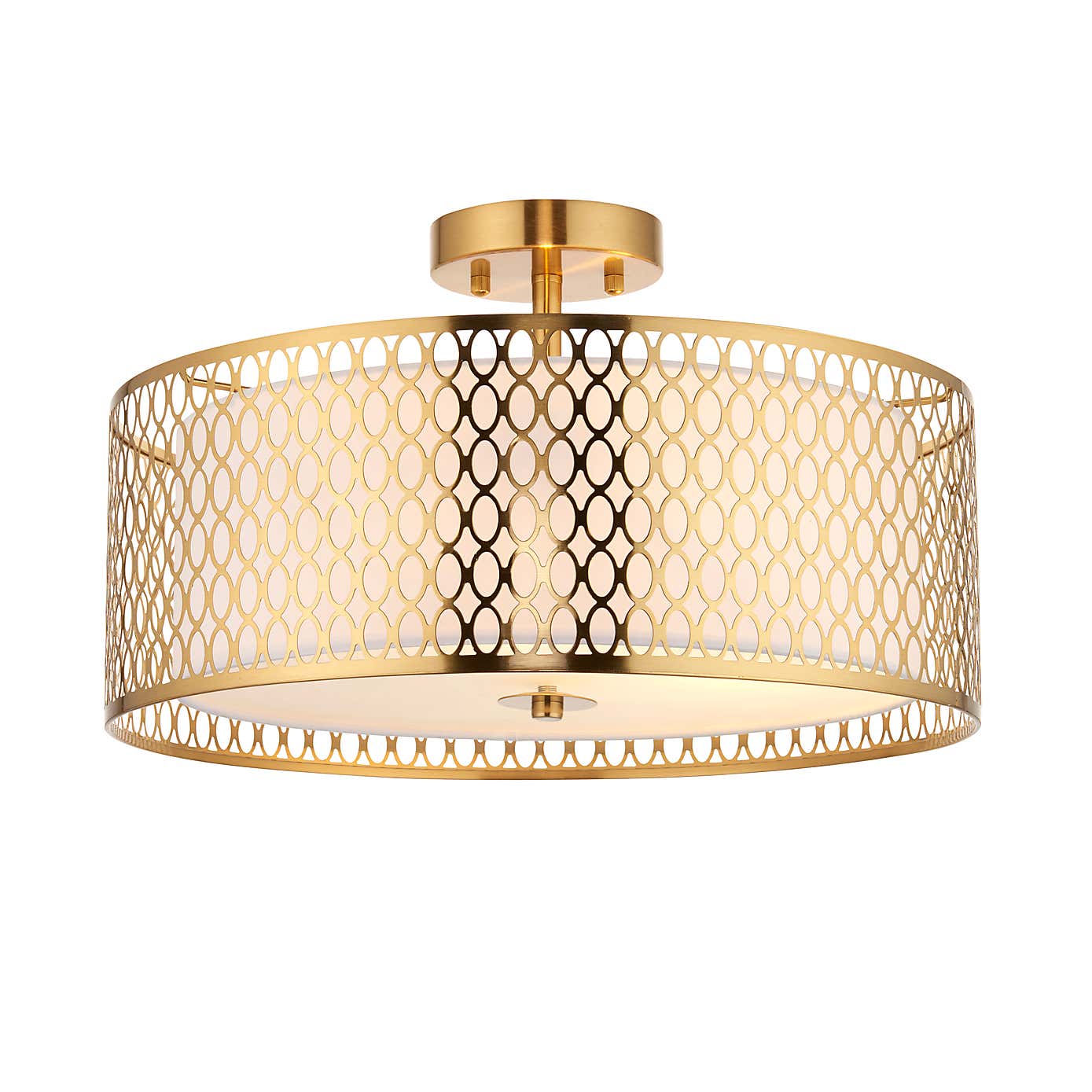 Vogue Toina 3 Light Flush Ceiling Fitting