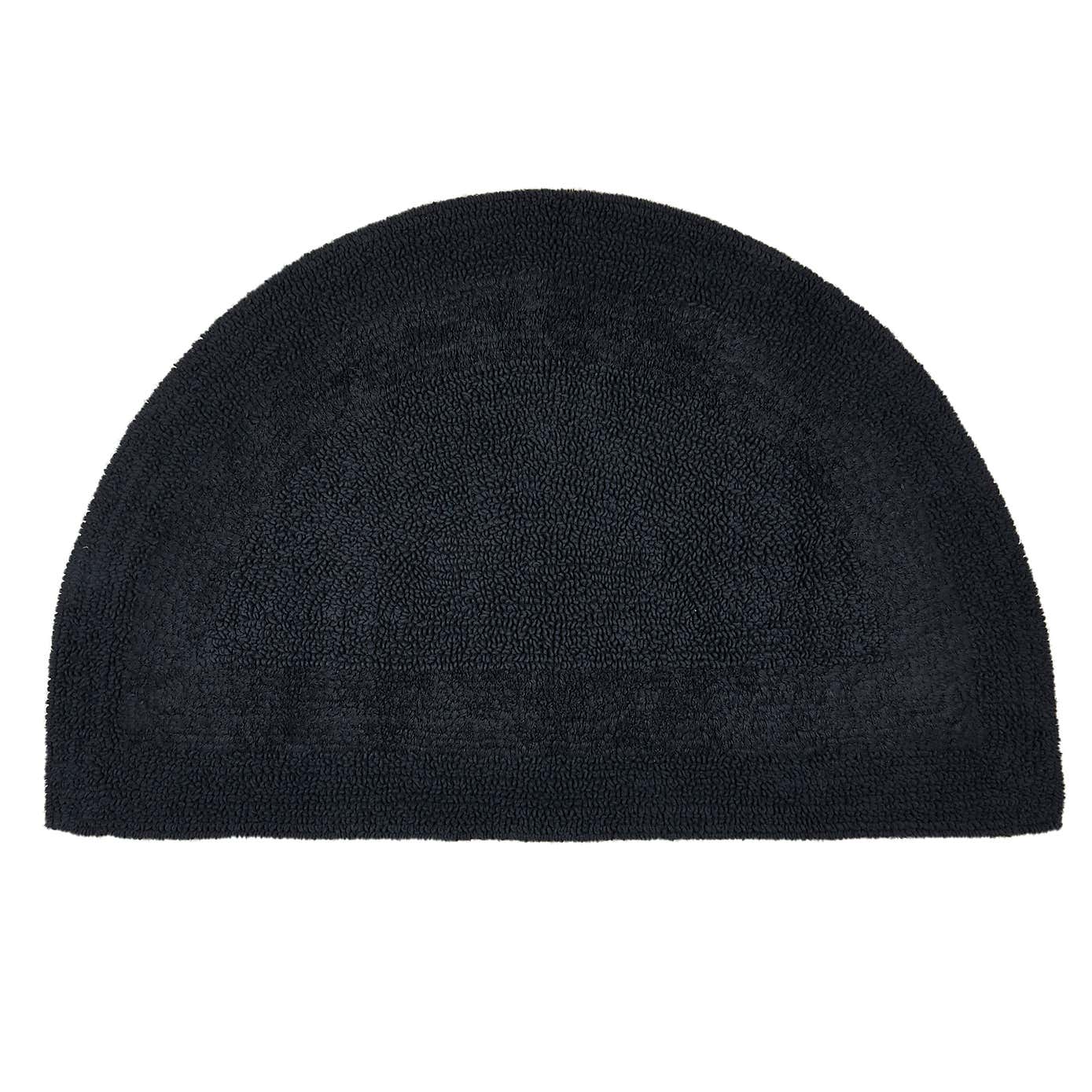 Super Soft Reversible Semi Circle Bath Mat