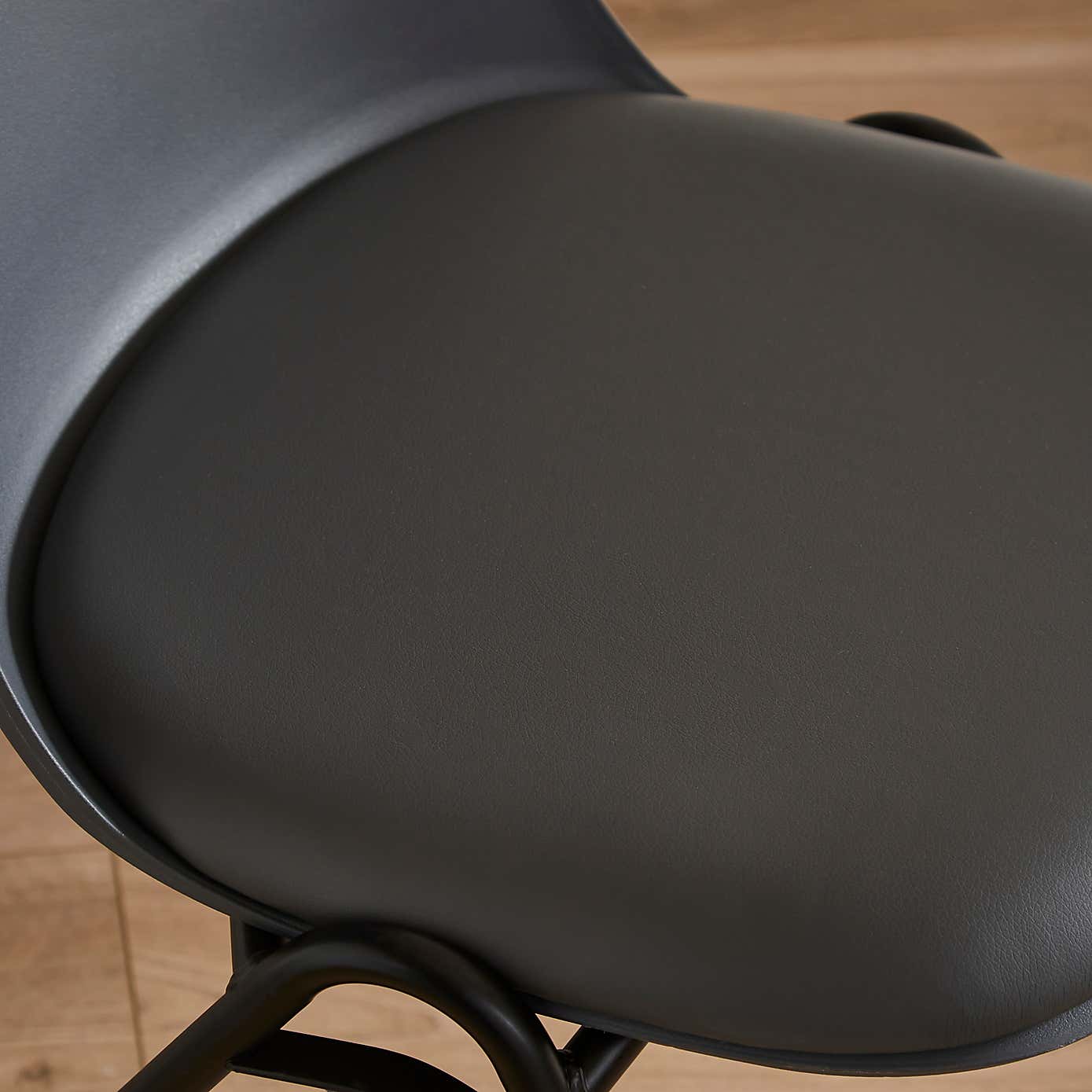 Burton Dining Chair, Faux Leather